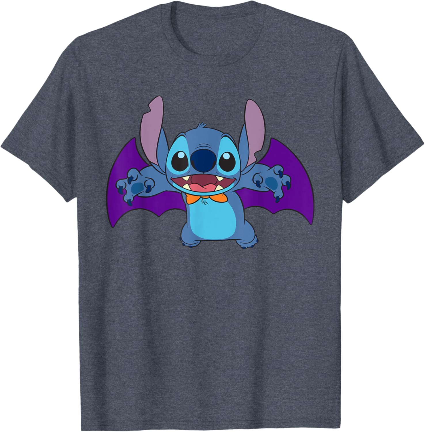 Disney Stitch Halloween Bat Costume T-Shirt for Fun Spooky Celebrations - 8