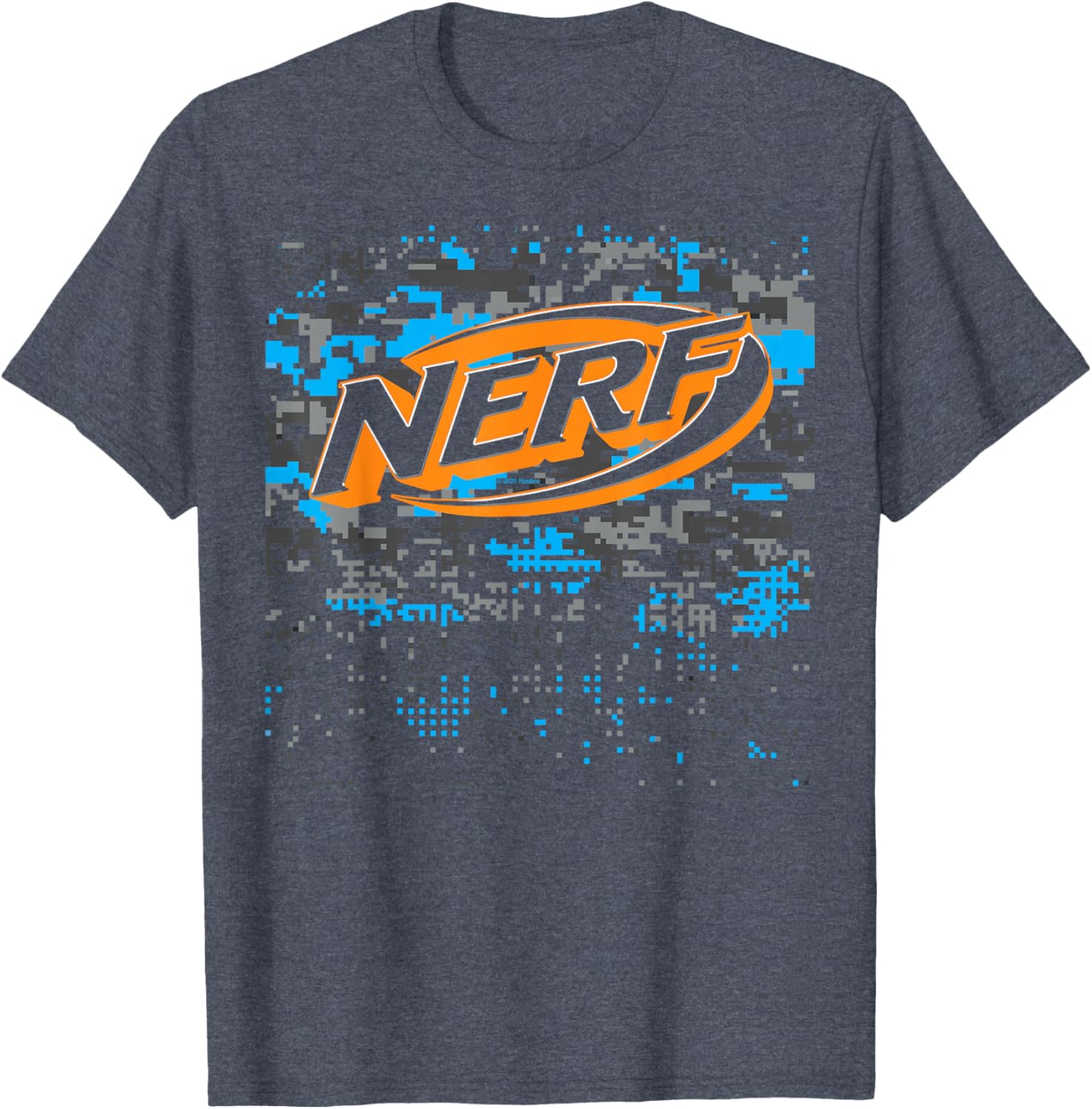 Nerf Logo Glitch Camouflage T-Shirt for Stylish Comfort and Fun - 1