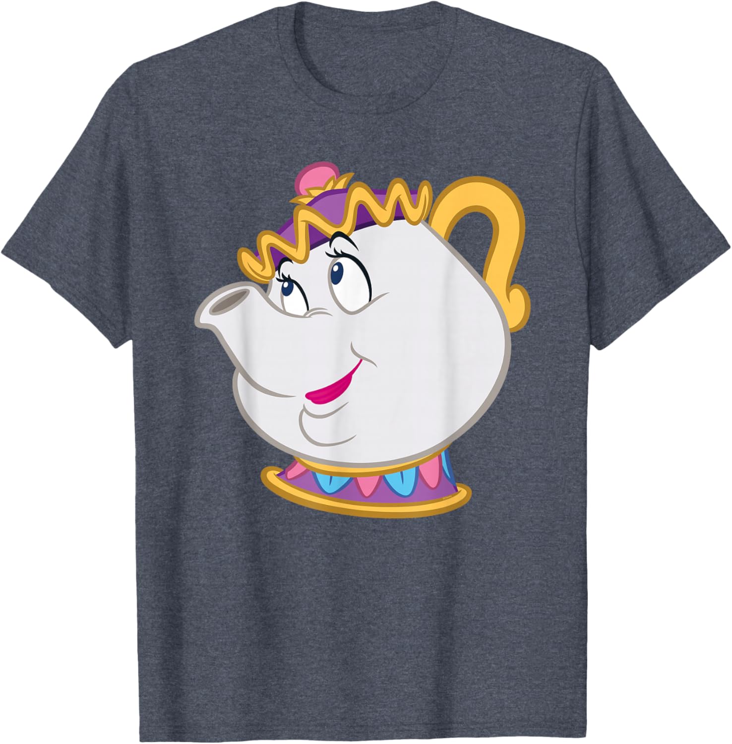 Disney Beauty and the Beast Mrs. Potts Big Face Costume T-Shirt for Fans - 27