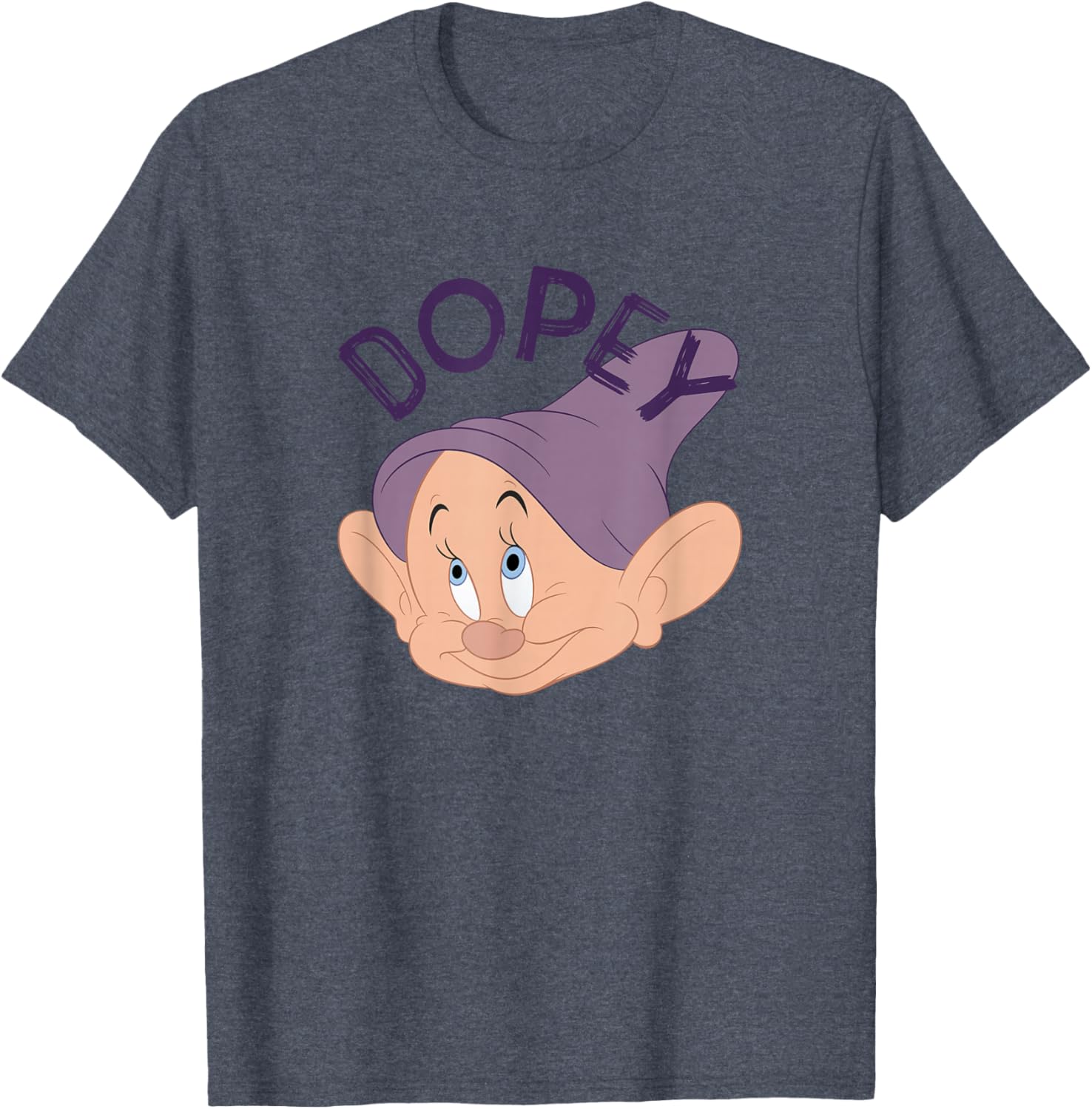 Disney Snow White Dopey Face T-Shirt for Kids and Adults - Fun Apparel - 12