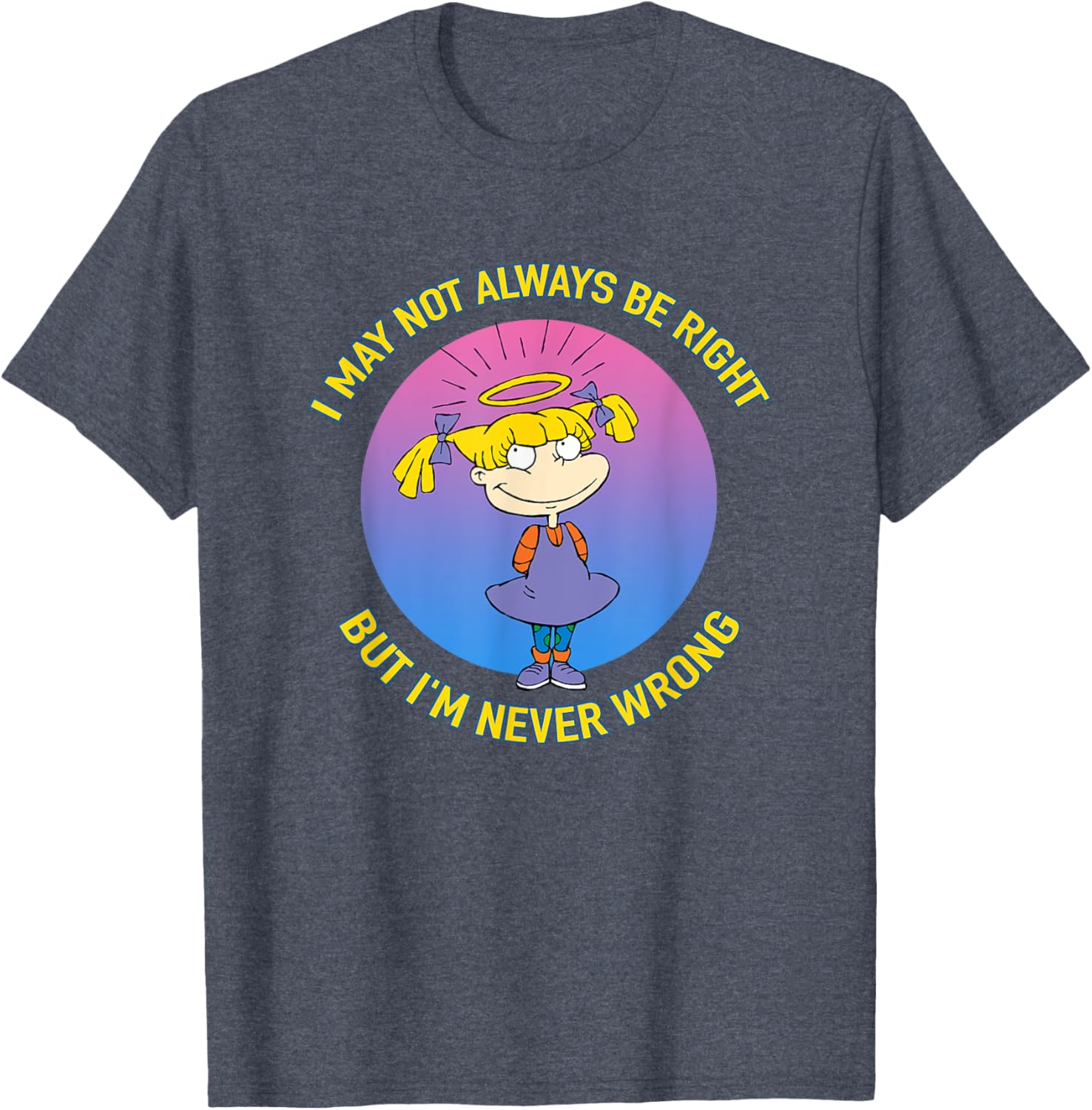 Mademark x Rugrats Angelica Never Wrong T-Shirt for Fun Fashion Fans - 8