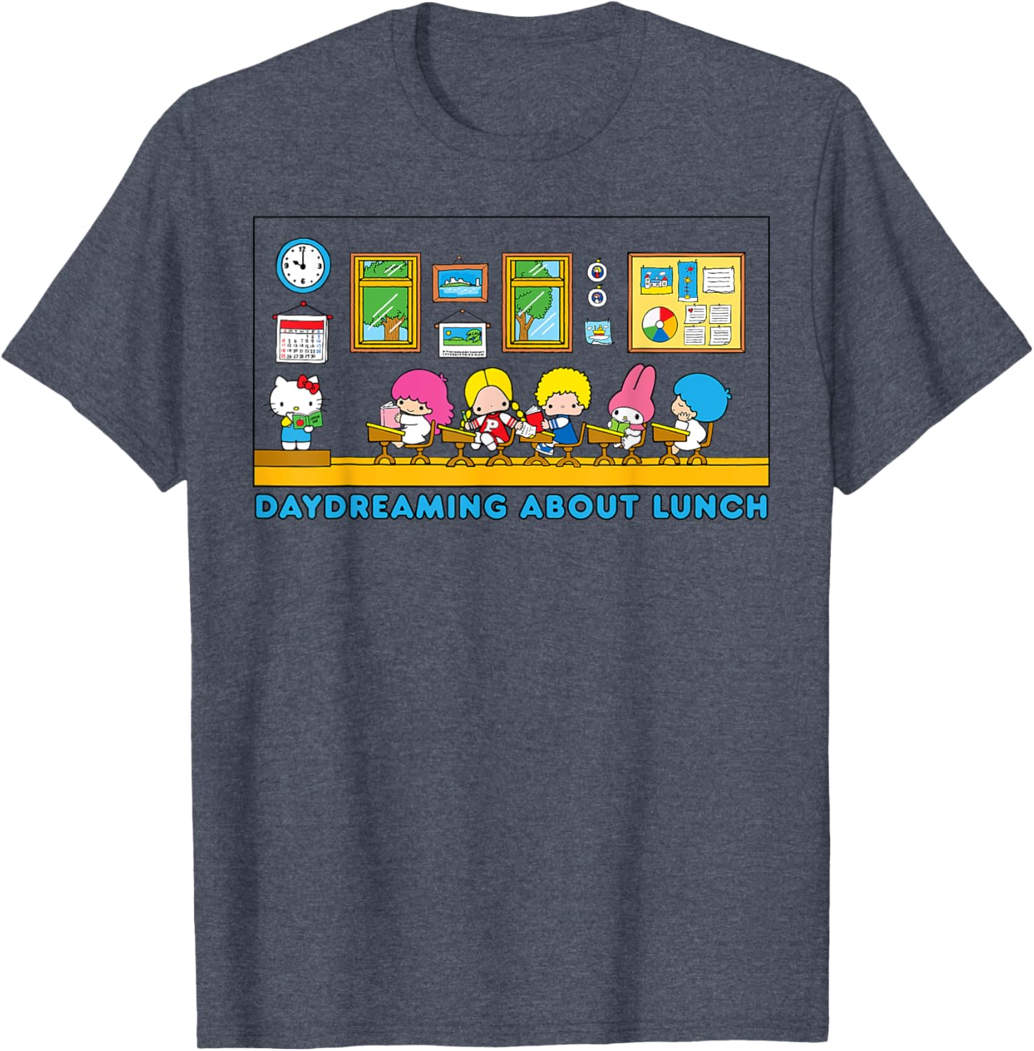 Hello Kitty and Friends Daydreaming Lunch T-Shirt for Fun Outfits - 7