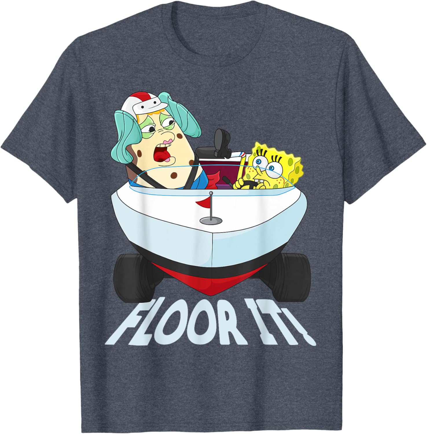 Mademark x SpongeBob SquarePants Floor It T-Shirt for Fun and Style - 6