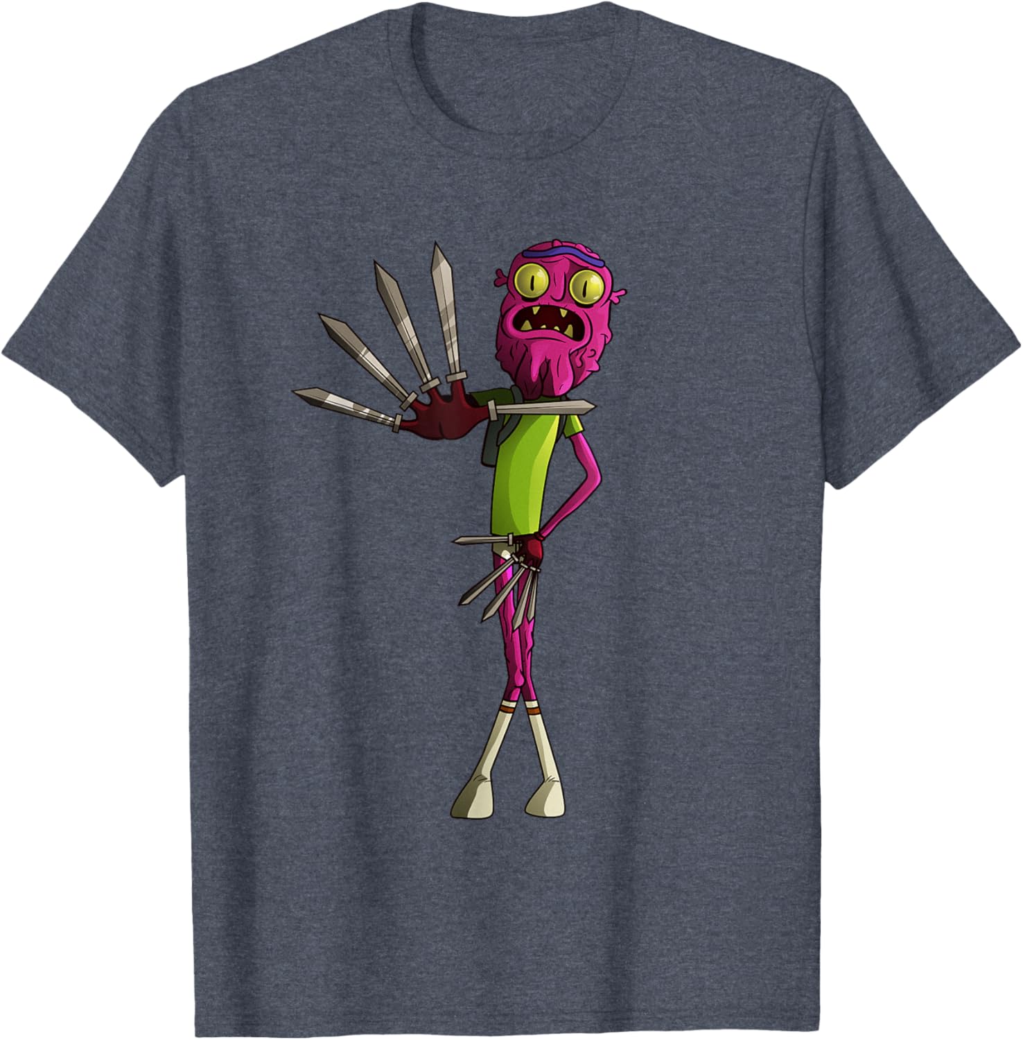 Mademark x Rick and Morty Scary Terry T-Shirt for Fun Fans - 4