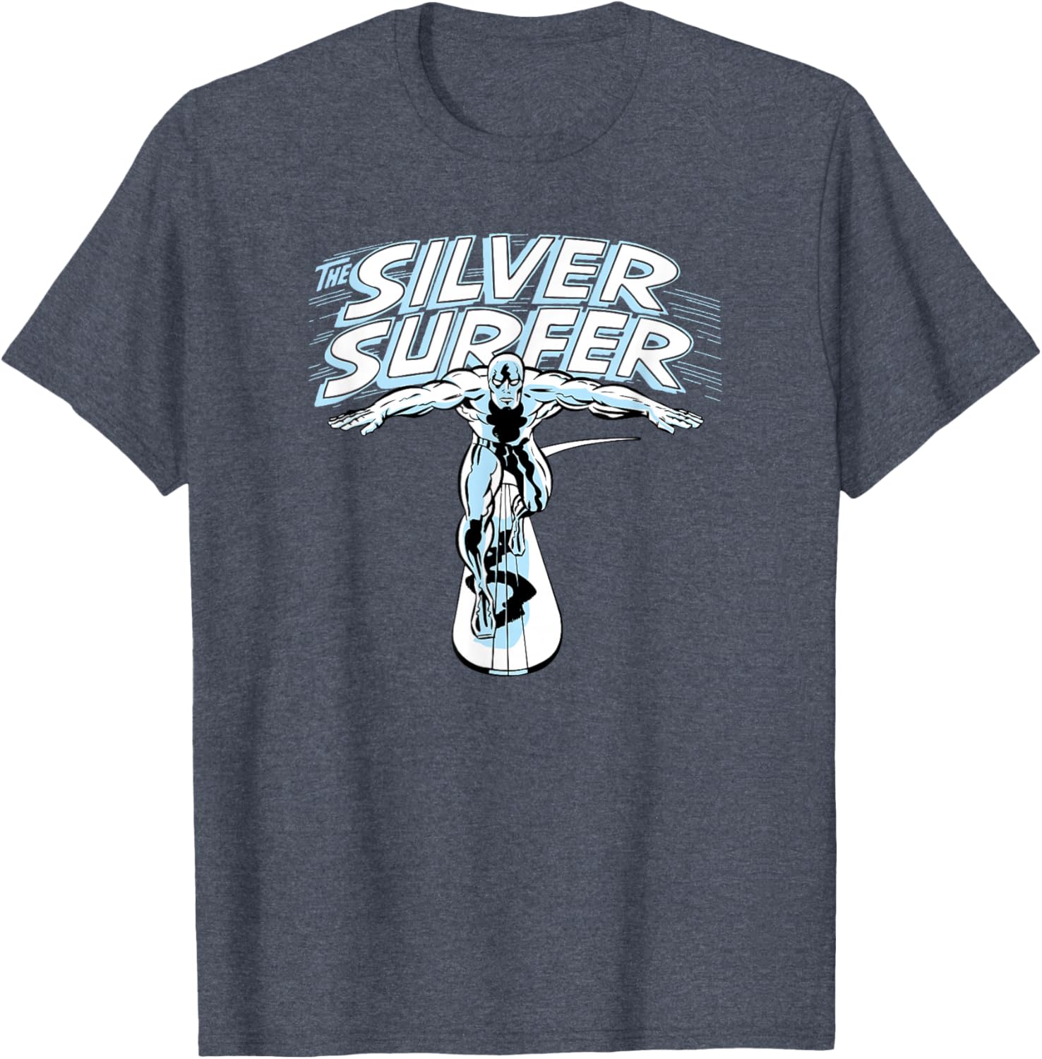 Vintage Marvel Fantastic Four Silver Surfer Portrait T-Shirt for Fans - 6