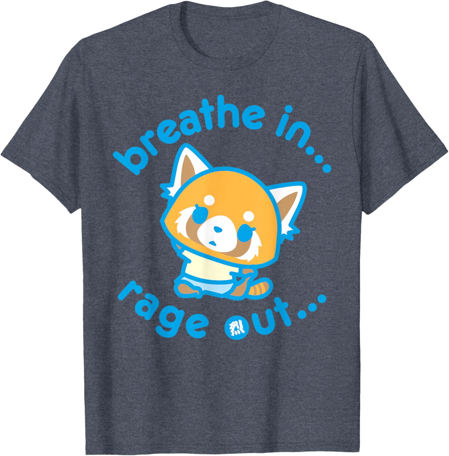 Aggretsuko Yoga Breathe In Rage Out T-Shirt for Fans and Yoga Lovers - 9