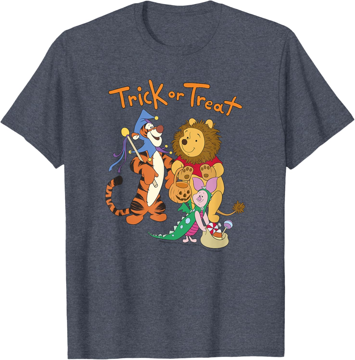 Disney Winnie The Pooh Halloween Group Shot Trick or Treat T-Shirt - 6
