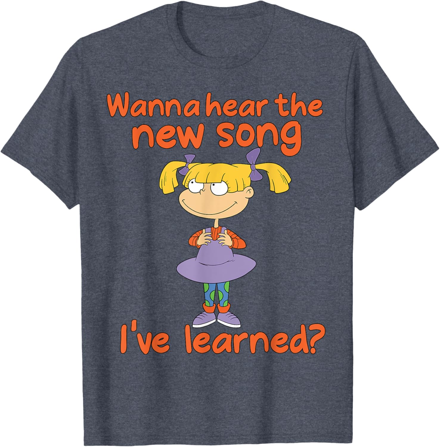 Mademark x Rugrats Angelica Wanna Hear The New Song T-Shirt for Fans - 7