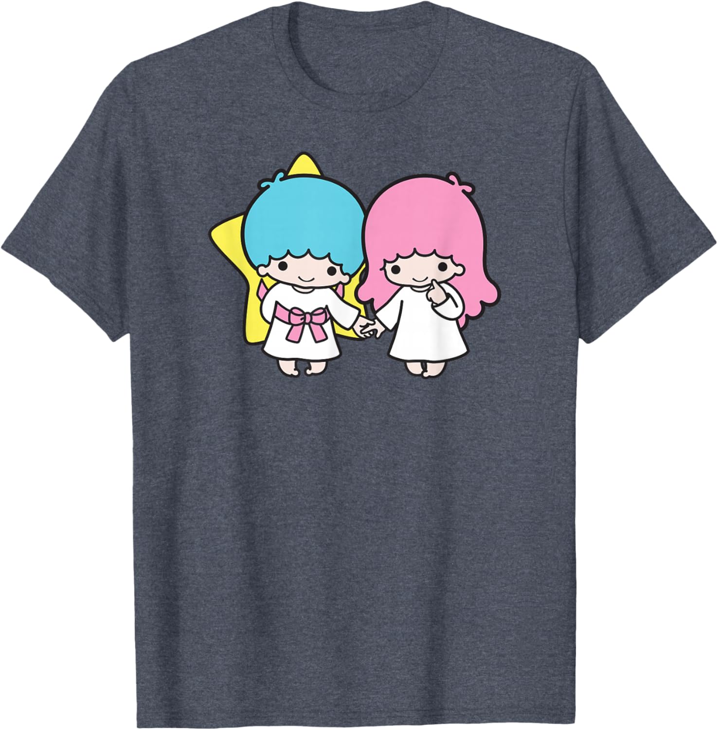 Adorable Little Twin Stars Holding Hands T-Shirt for Kids and Adults - 8