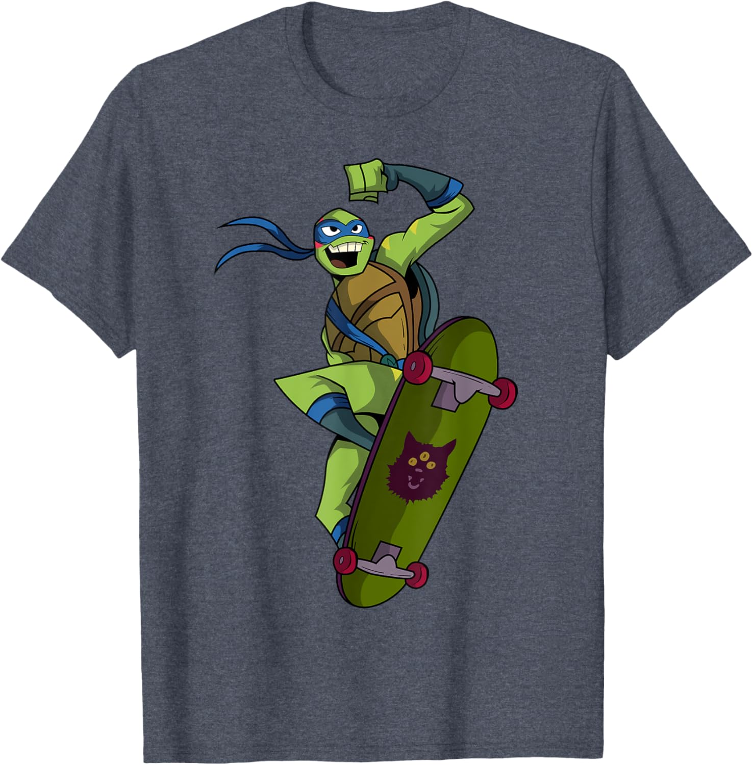 Mademark Teenage Mutant Ninja Turtles Leonardo Skateboard T-Shirt for Kids - 13