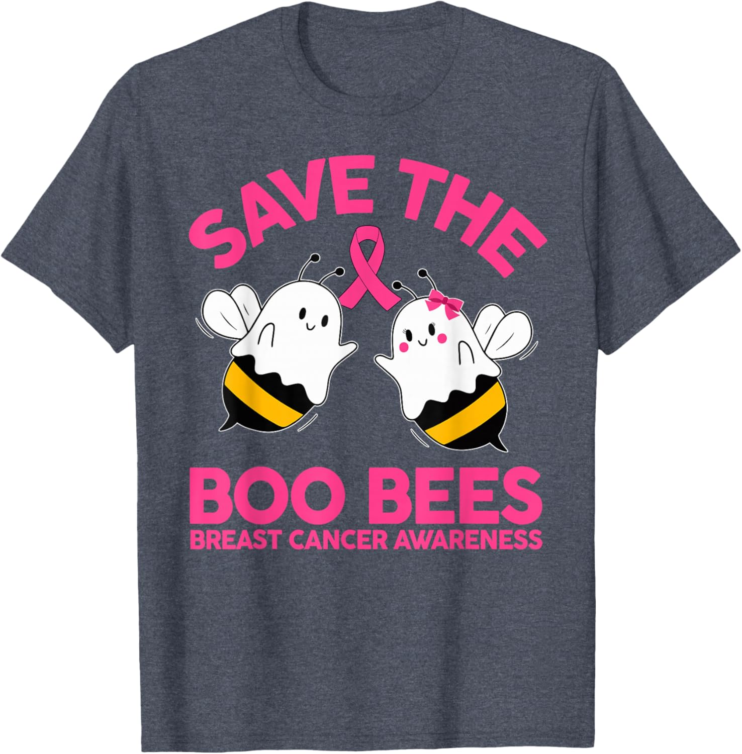 Save The Boobees Breast Cancer Halloween T-Shirt for Women - 10