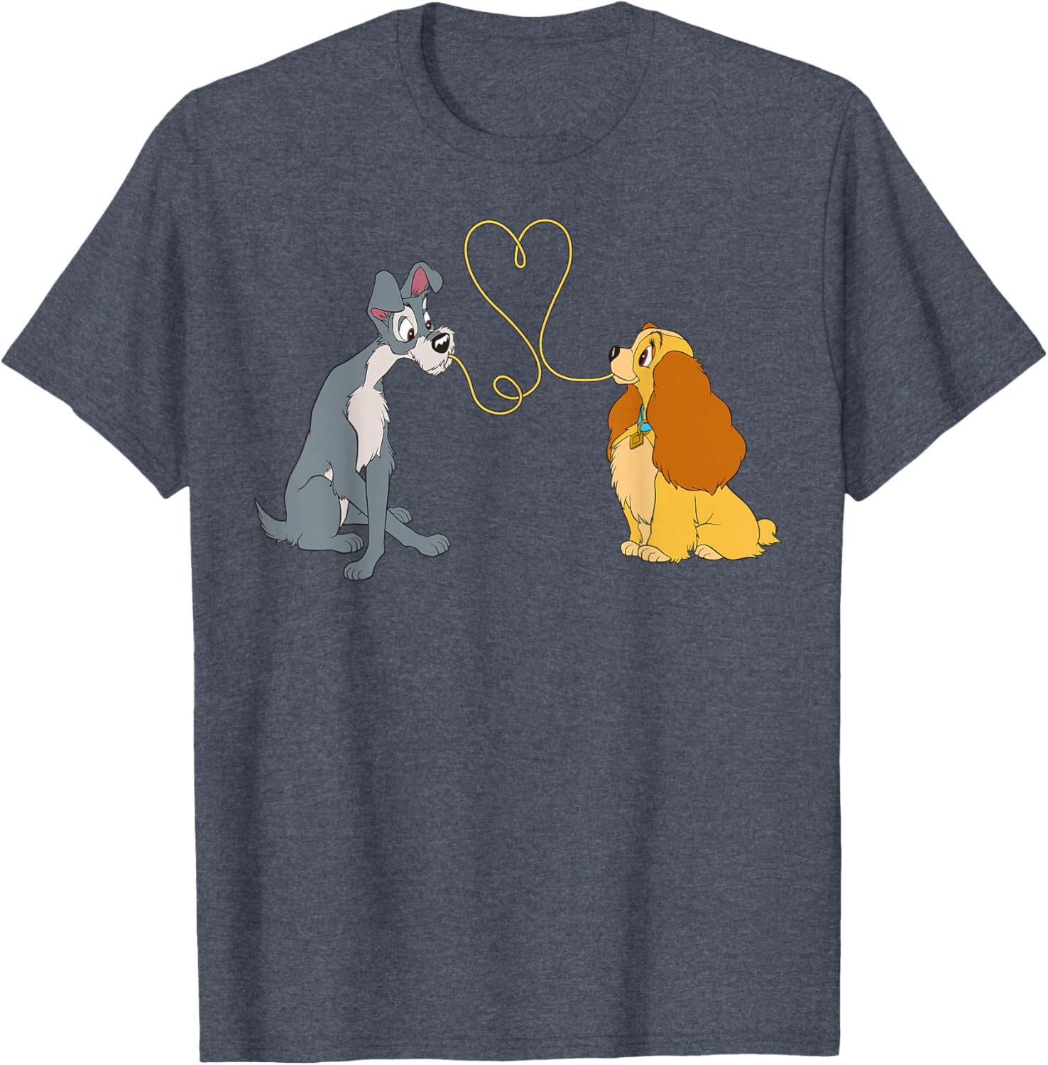 Disney Lady and The Tramp Bella Notte T-Shirt for Fans of Classic Romance - 4