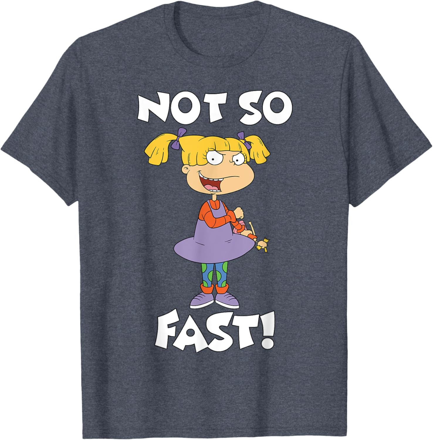 Mademark Rugrats Angelica Pickles Not So Fast T-Shirt for Kids - 5