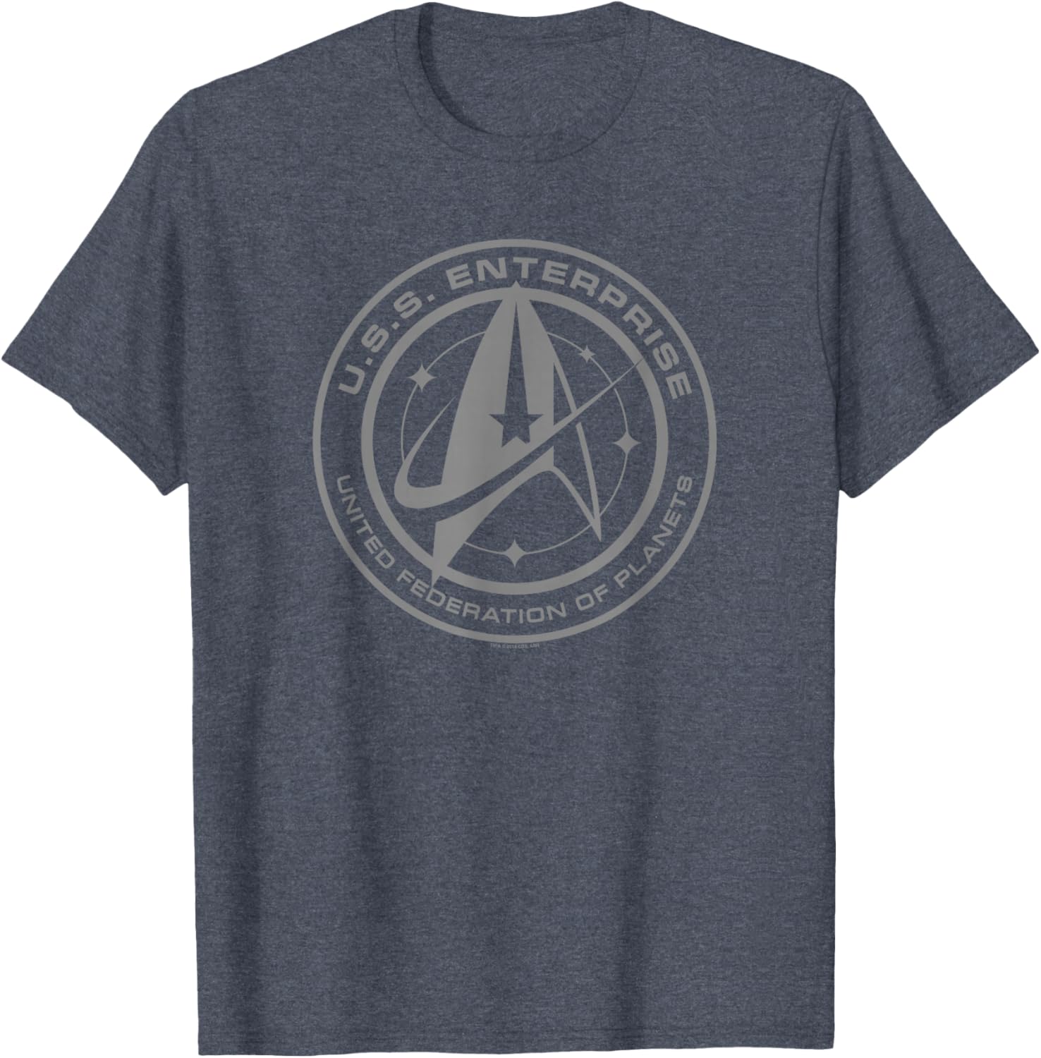 Star Trek Discovery Enterprise Crest T-Shirt for Fans and Collectors - 1