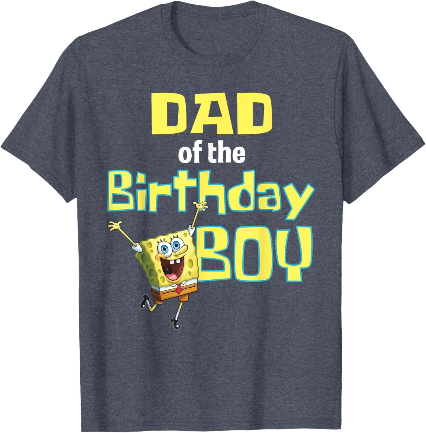 SpongeBob SquarePants Dad Of The Birthday Boy T-Shirt Fun Gift Idea - 20