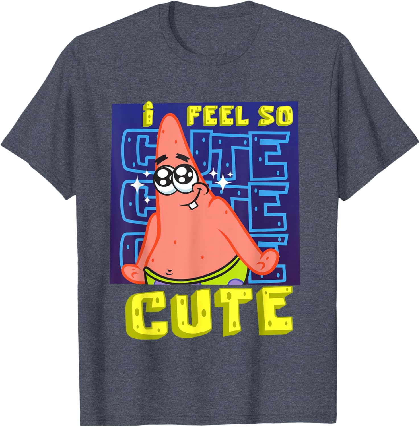 Mademark SpongeBob I Feel So Cute Patrick Star Baby T-Shirt for Kids - 13