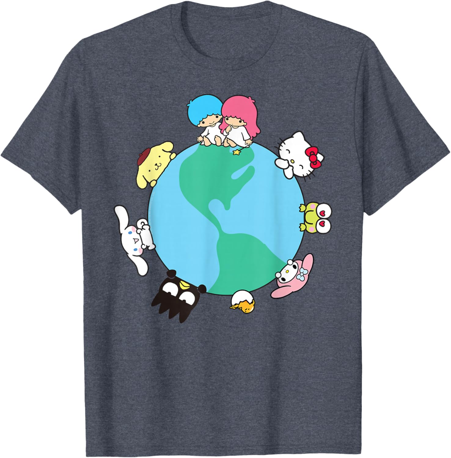 Hello Kitty and Friends Sanrio Earth T-Shirt for Fun and Fashion Lovers - 20