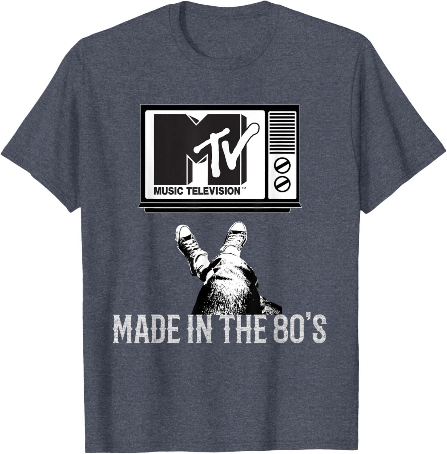 MTV Made in the 80's Vintage T-Shirt for Men and Women Fans - 1