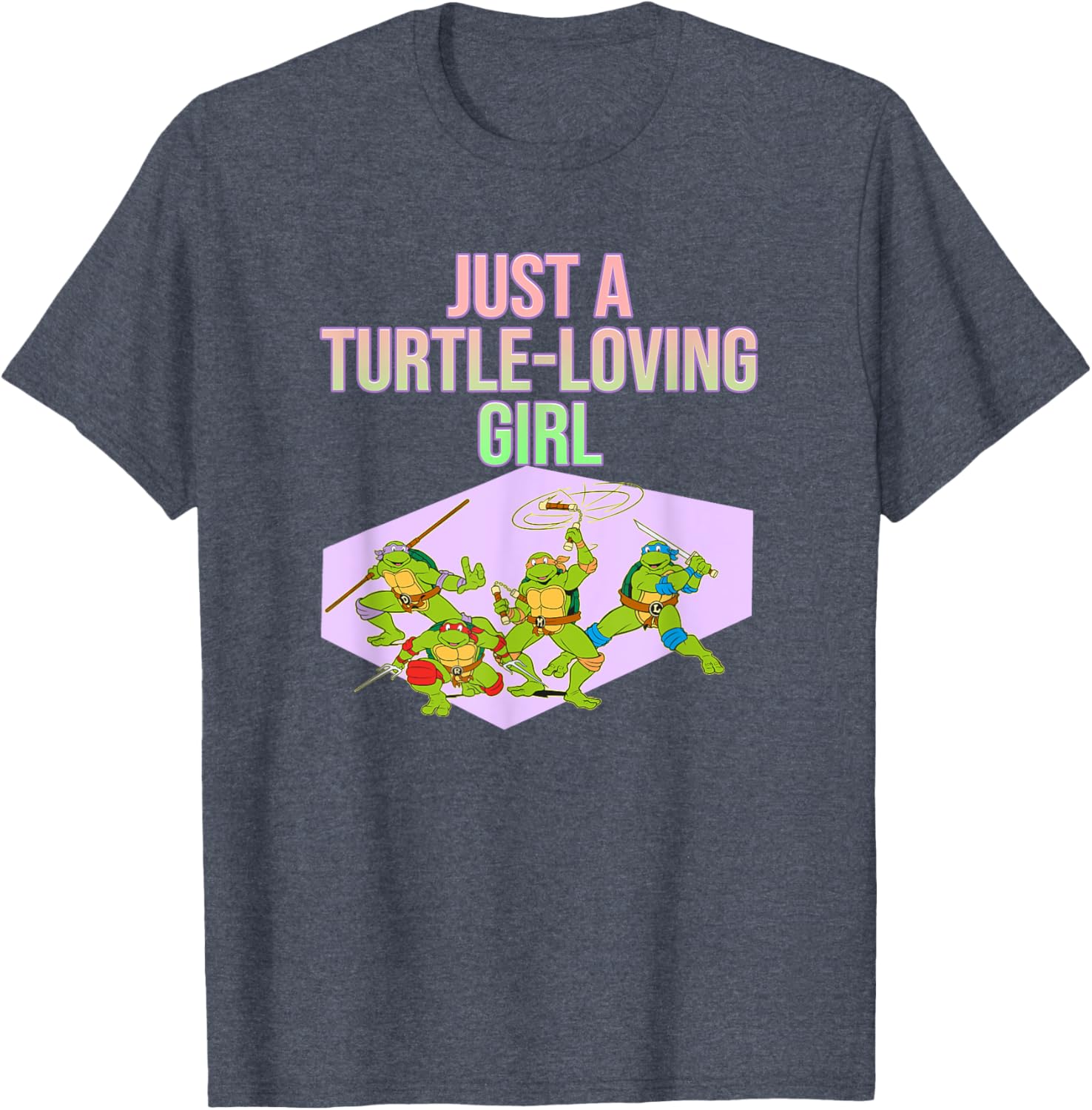 Mademark Teenage Mutant Ninja Turtles Turtle-Loving Girl T-Shirt - 10