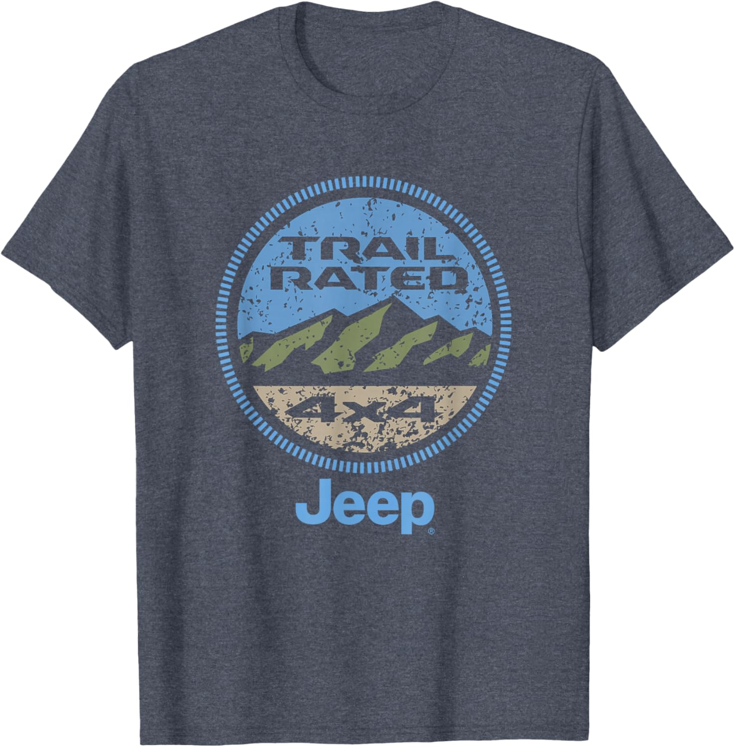 Jeep Trail Rated T-Shirt - Cool Off-Roading Apparel for Adventure Lovers - 4