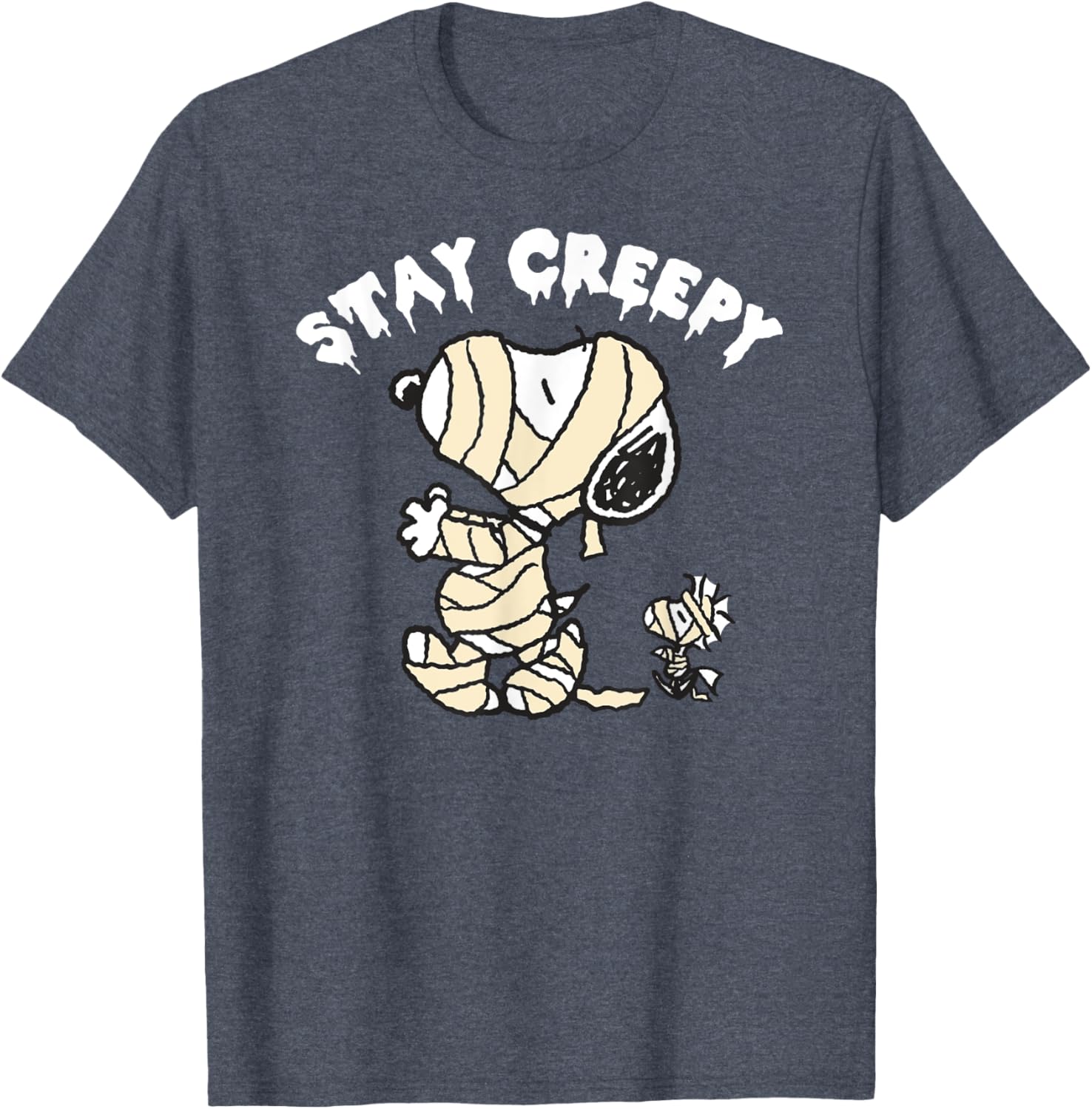 Peanuts Halloween Snoopy Stay Creepy T-Shirt for Fun Fall Fashion - 5