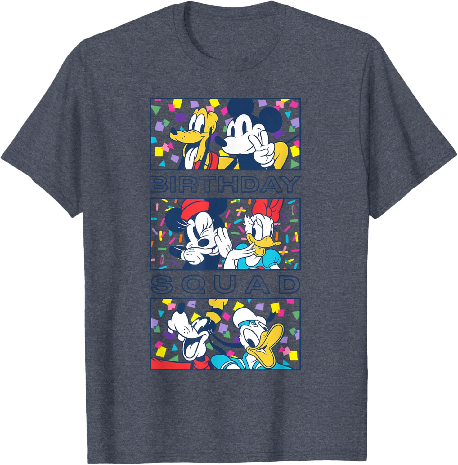 Disney Mickey Mouse Confetti Crew Birthday Squad T-Shirt for Kids - 2
