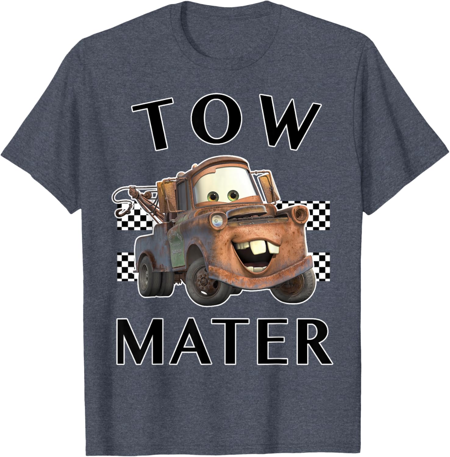 Disney Pixar Cars Tow Mater Graphic T-Shirt for Kids and Adults - 1