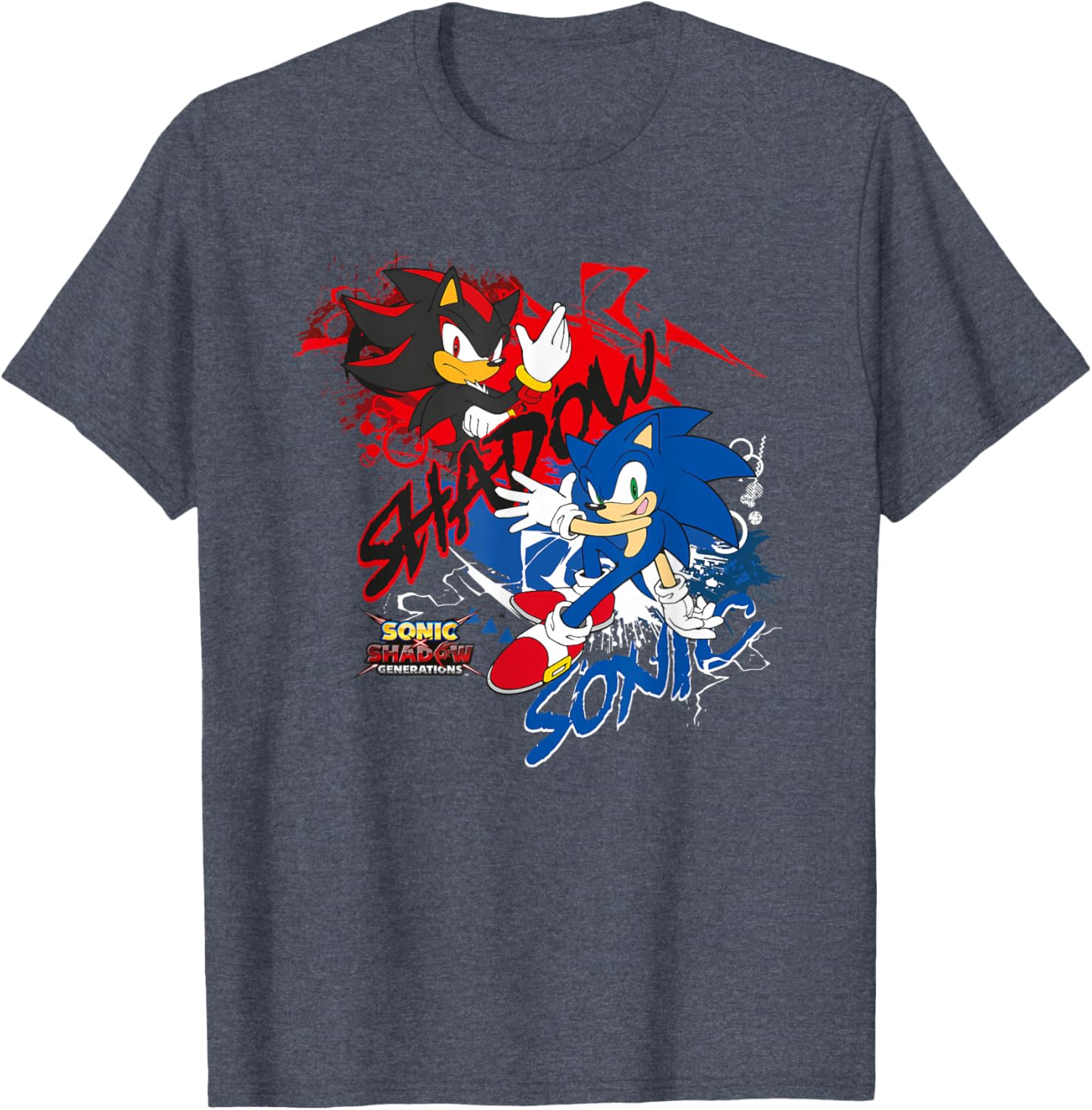 Sonic X Shadow Generations T-Shirt for Fans of Sonic the Hedgehog - 9