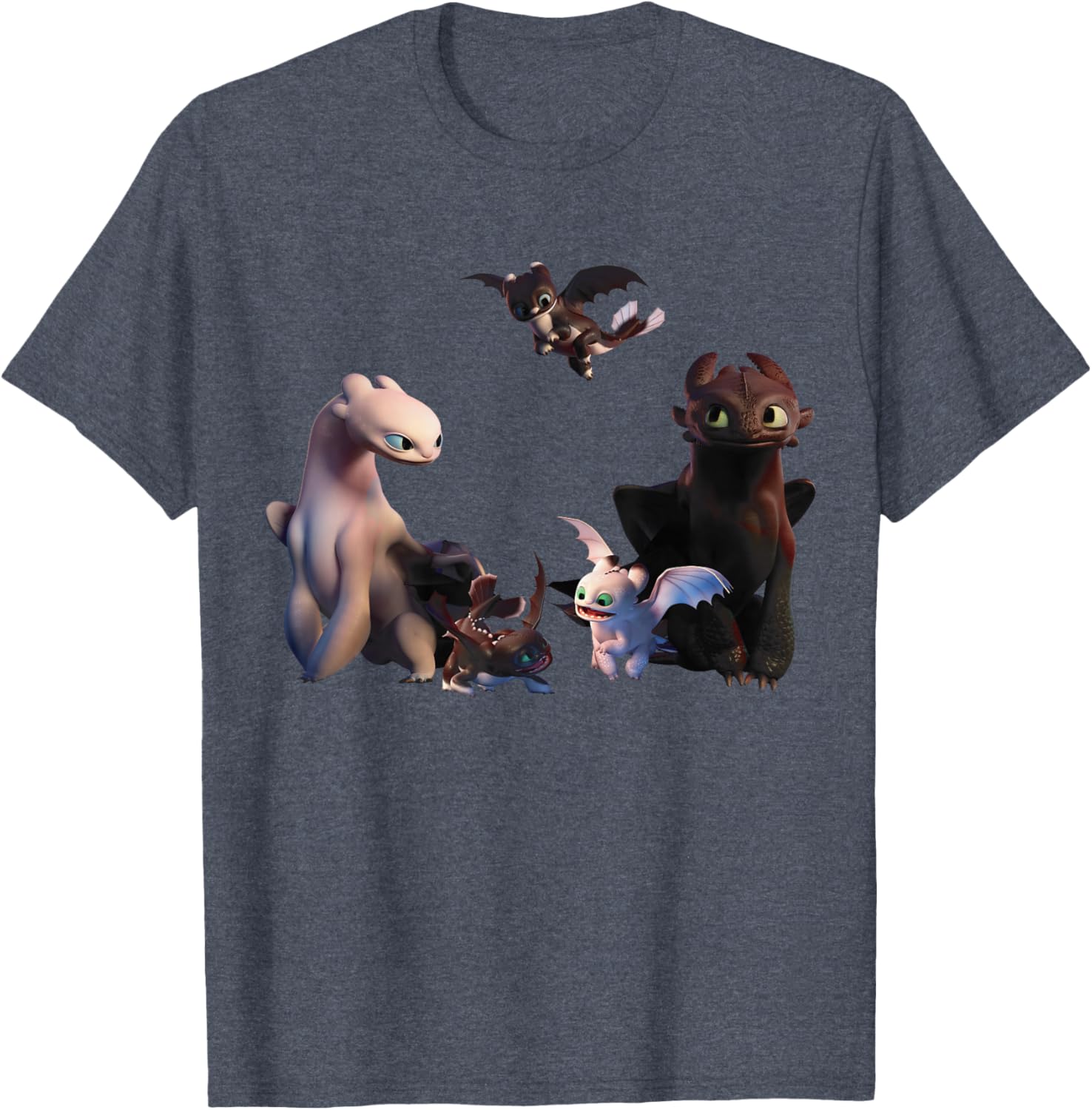 Night Fury Family T-Shirt from How to Train Your Dragon 3 - Perfect for Fans - 6