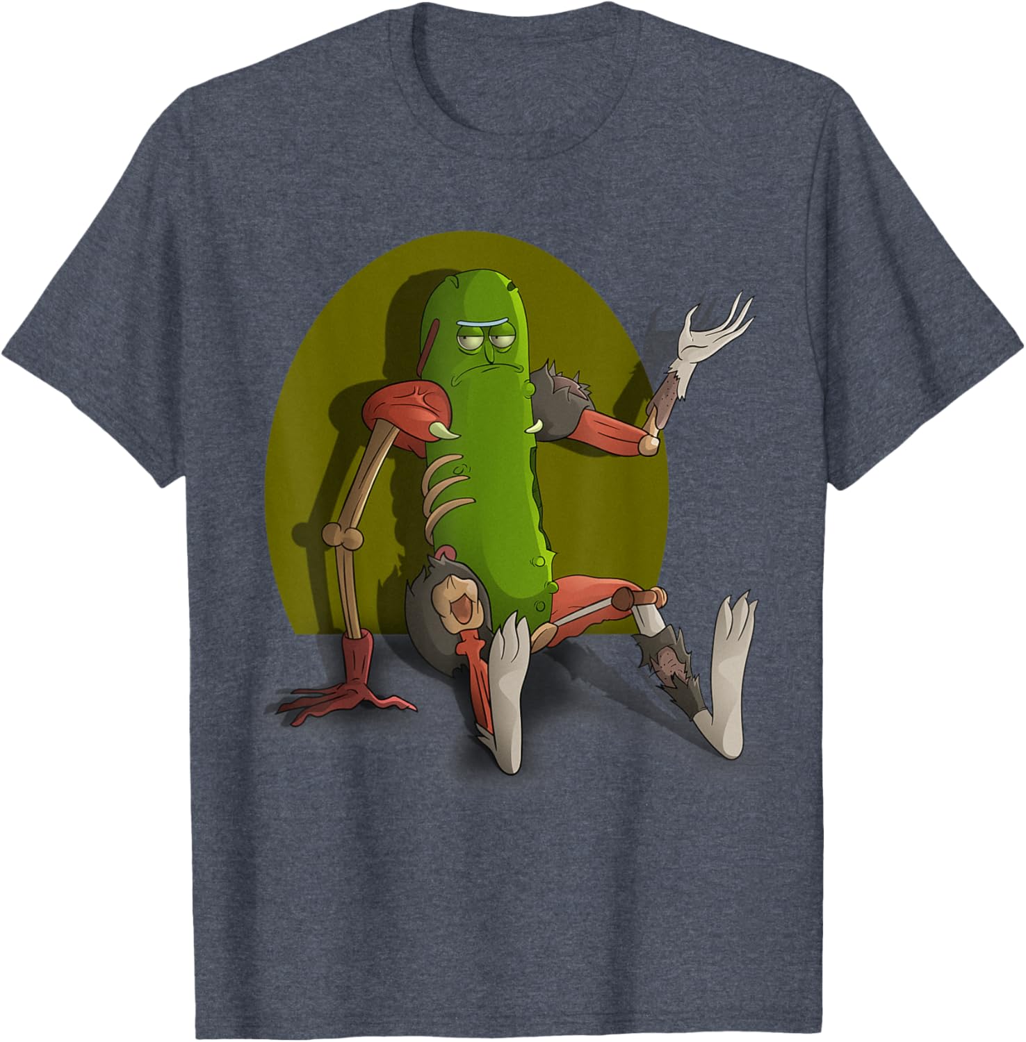 Mademark x Rick and Morty Pickle Rick Interview T-Shirt for Fans - 16
