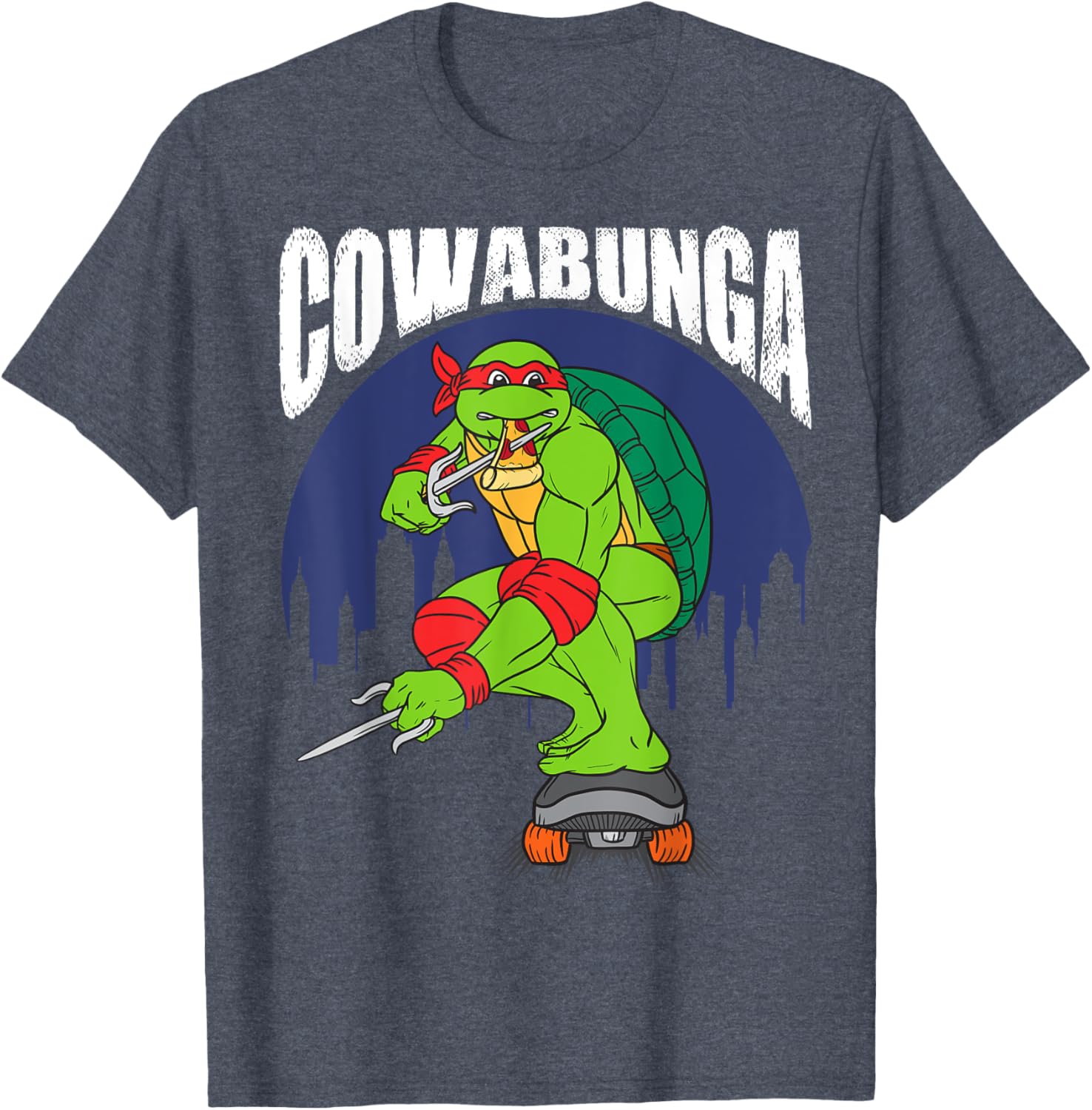 Mademark Teenage Mutant Ninja Turtles Cowabunga Raphael Pizza T-Shirt - 15