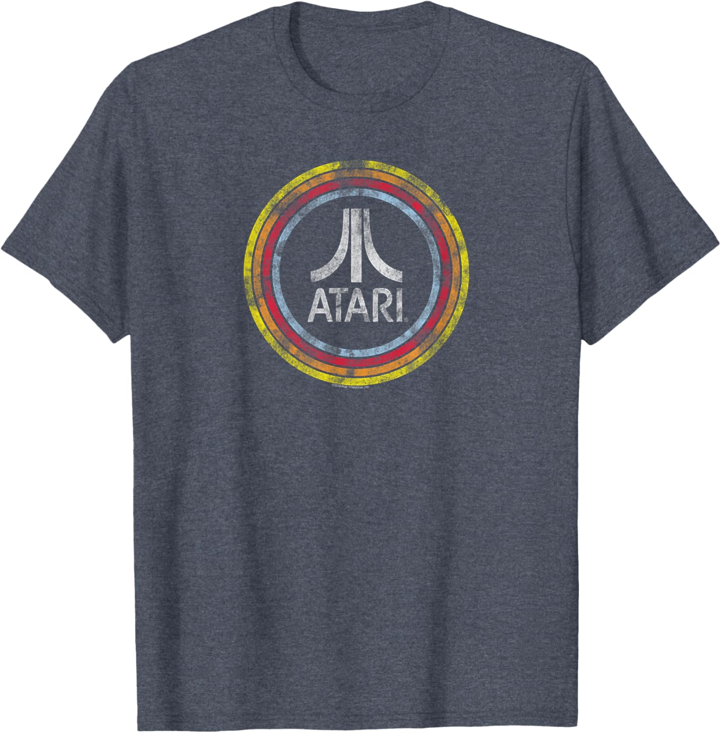 ATARI Vintage Distressed Fuji Logo Tee for Retro Gaming Fans - 3