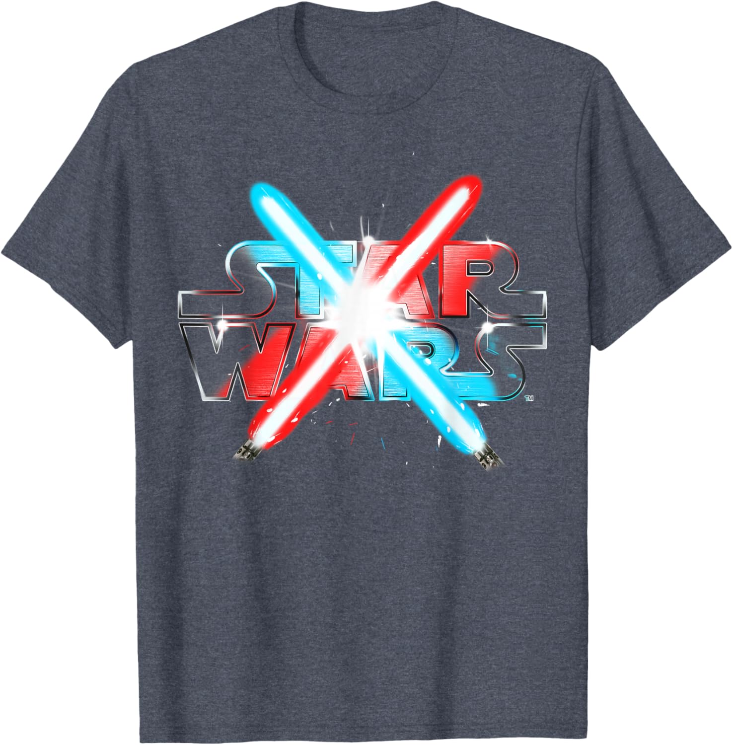 Star Wars Dueling Lightsabers T-Shirt for Fans and Collectors - 1
