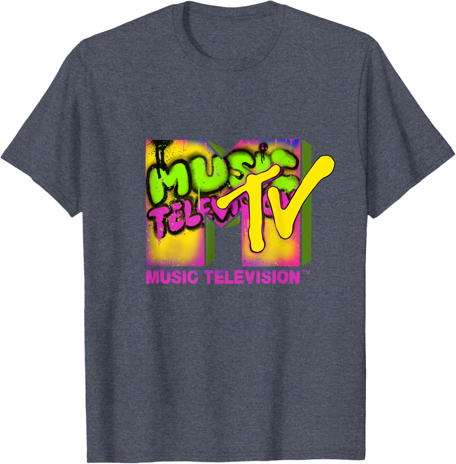 Mademark x MTV Official Logo Graffiti Tag T-Shirt for Music Lovers - 4
