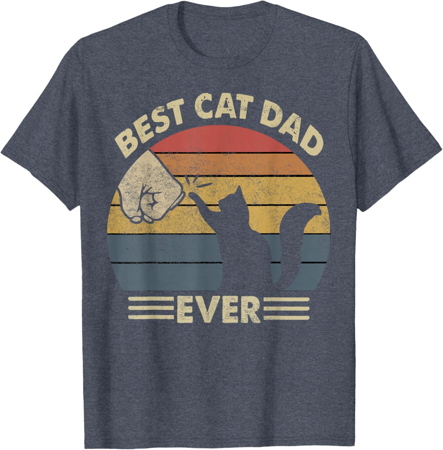 Funny Cat Dad T-Shirt for Men - Best Gift for Cat Lovers - 1