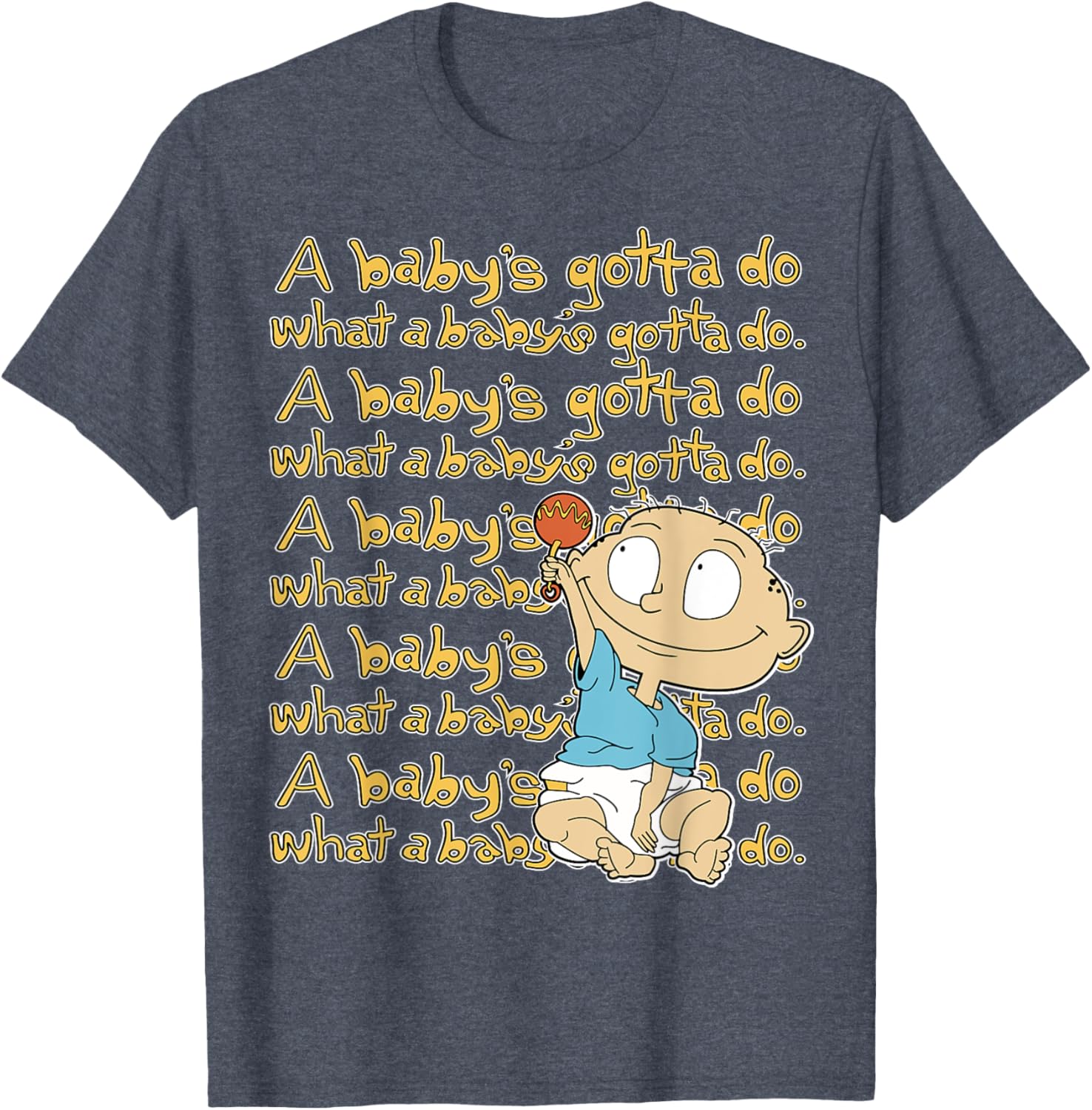 Mademark x Rugrats Tommy A Baby's Gotta Do What a Baby's Gotta Do T-Shirt - 3