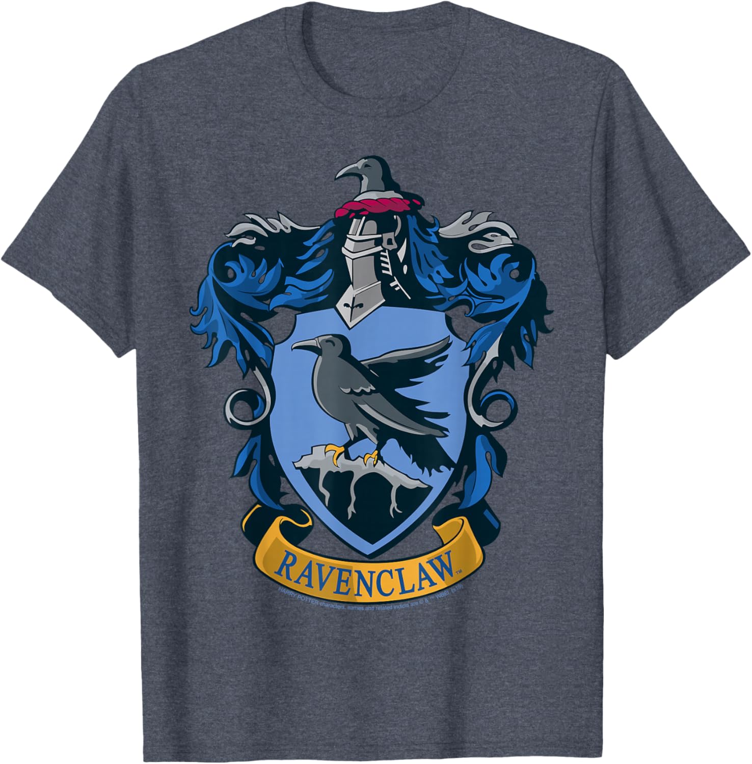 Ravenclaw Hogwarts House Nouveau Crest T-Shirt for Harry Potter Fans - 4