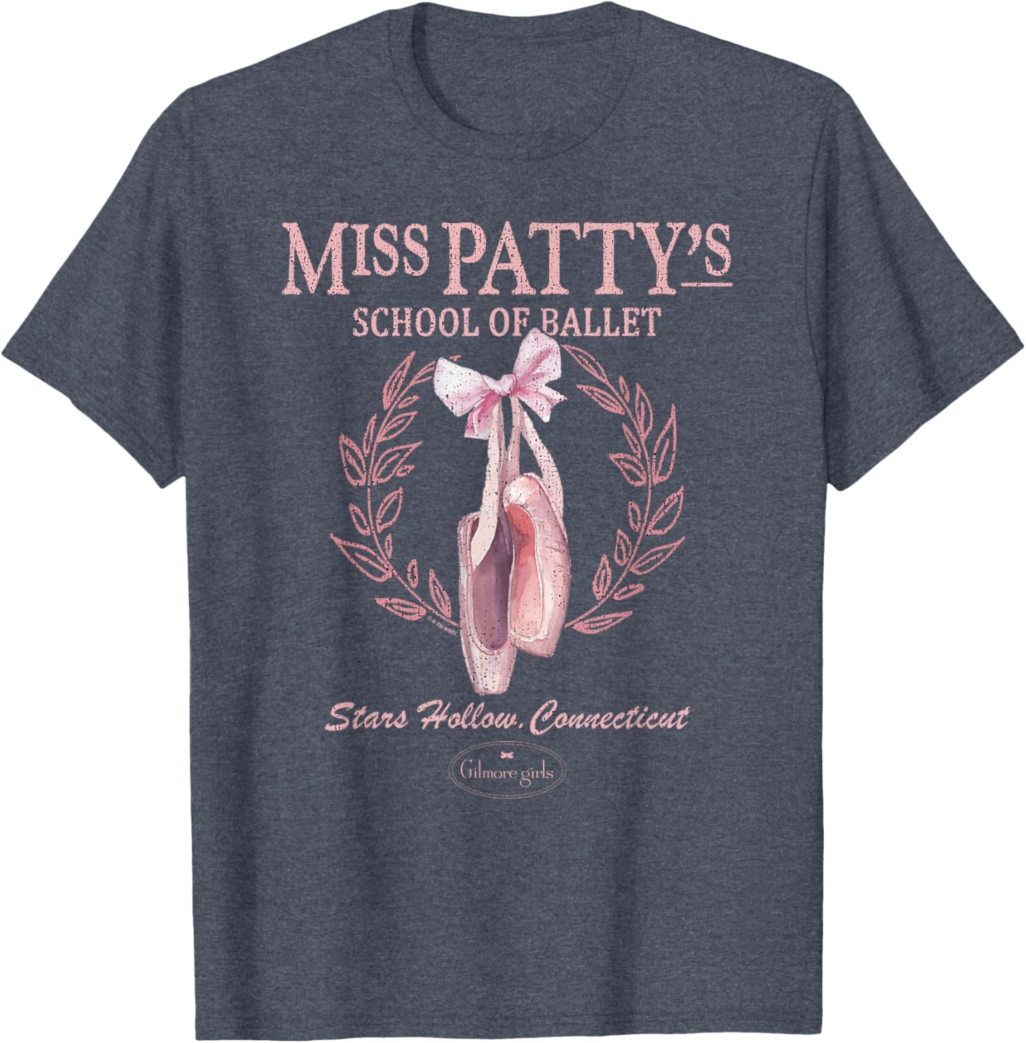 Gilmore Girls Miss Patty's Ballet Distressed Logo T-Shirt for Fans - 7