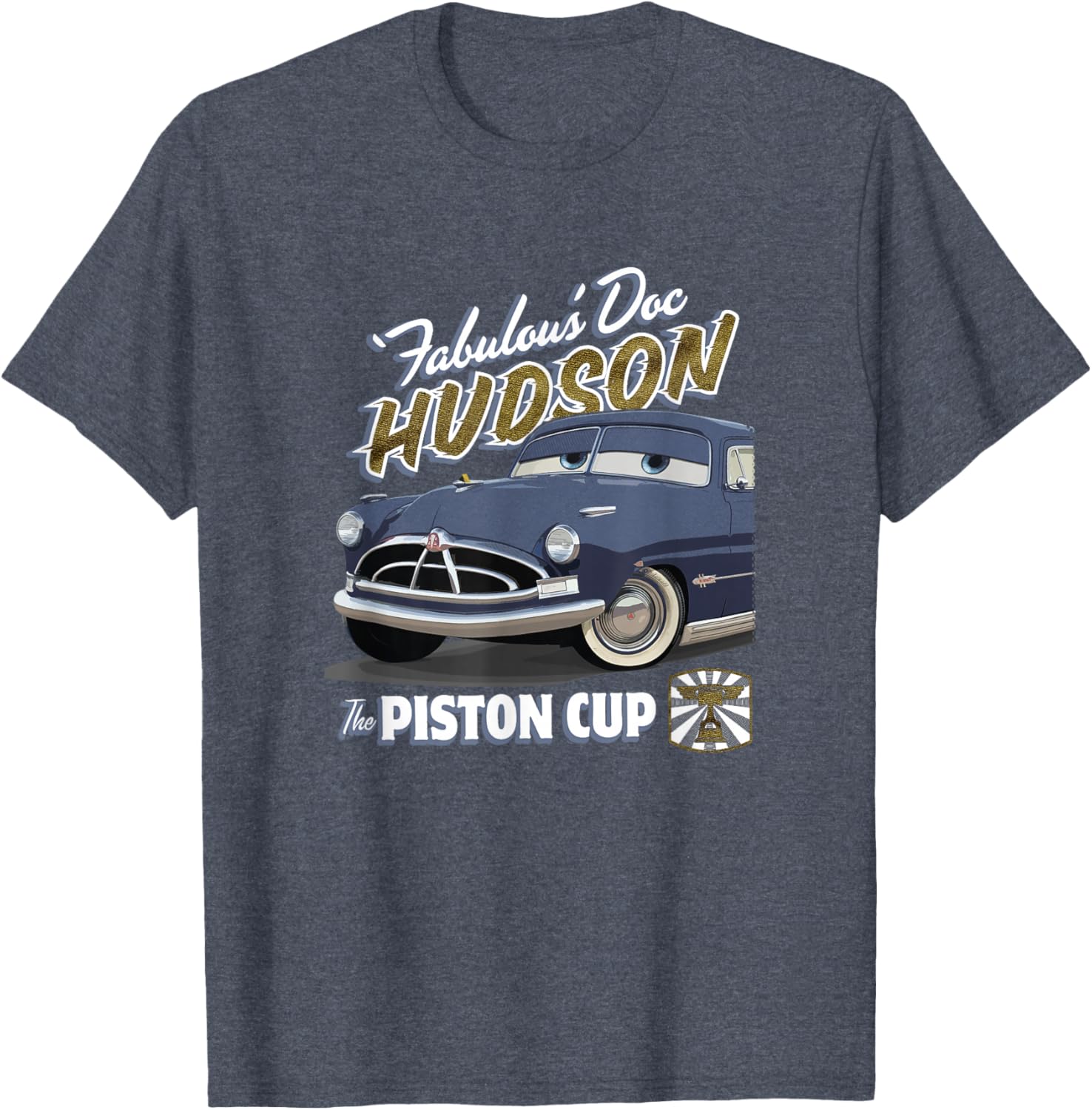 Vintage Doc Hudson T-Shirt from Disney Pixar Cars - Classic Style for Fans - 3
