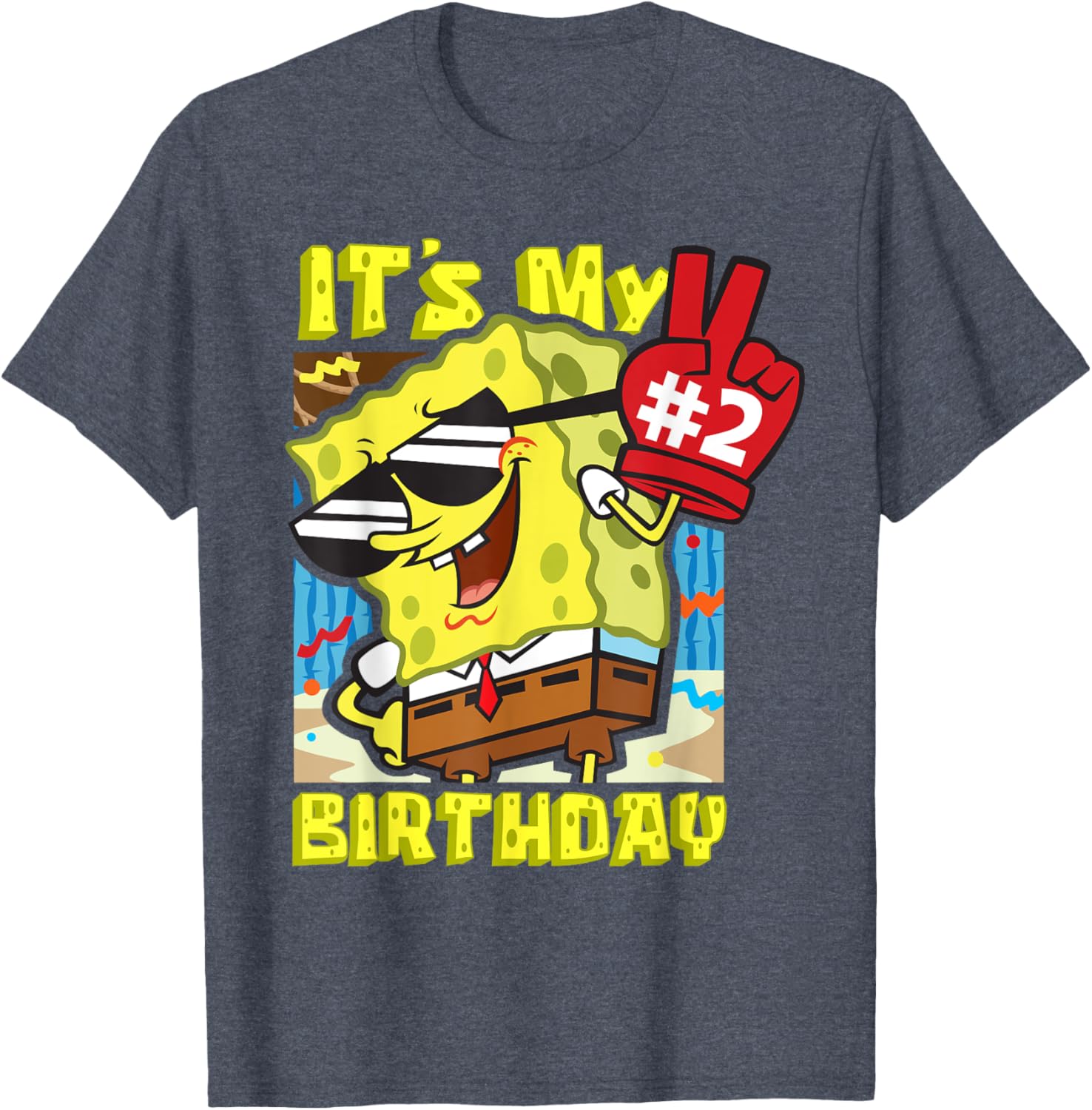 SpongeBob 2nd Birthday T-Shirt for Boys and Girls – Fun Gift Idea! - 13