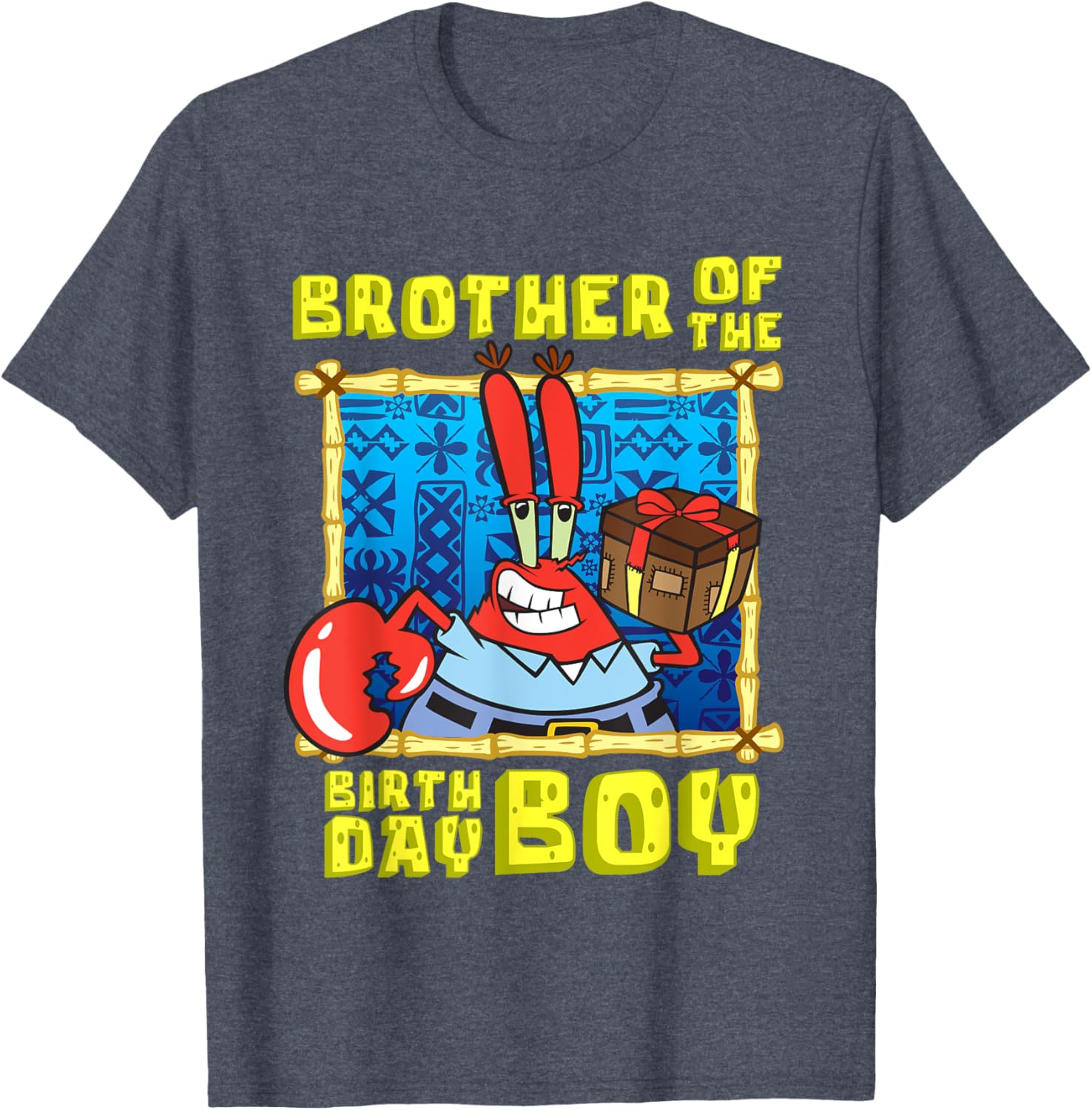 Mademark SpongeBob Mr. Krabs Brother Birthday T-Shirt for Boys - 19