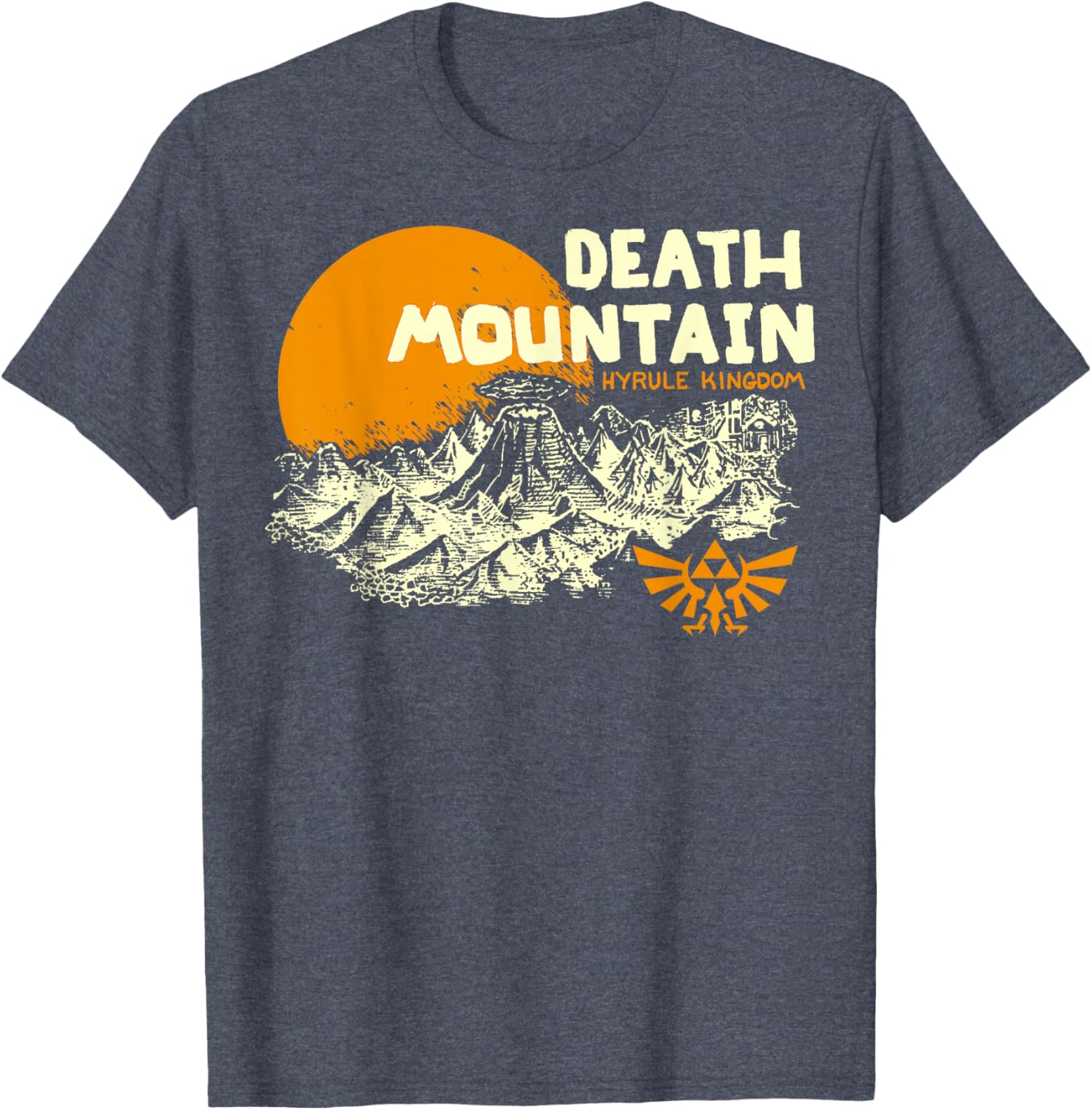 Nintendo Legend of Zelda Hyrule Death Mountain Graphic T-Shirt for Fans - 6