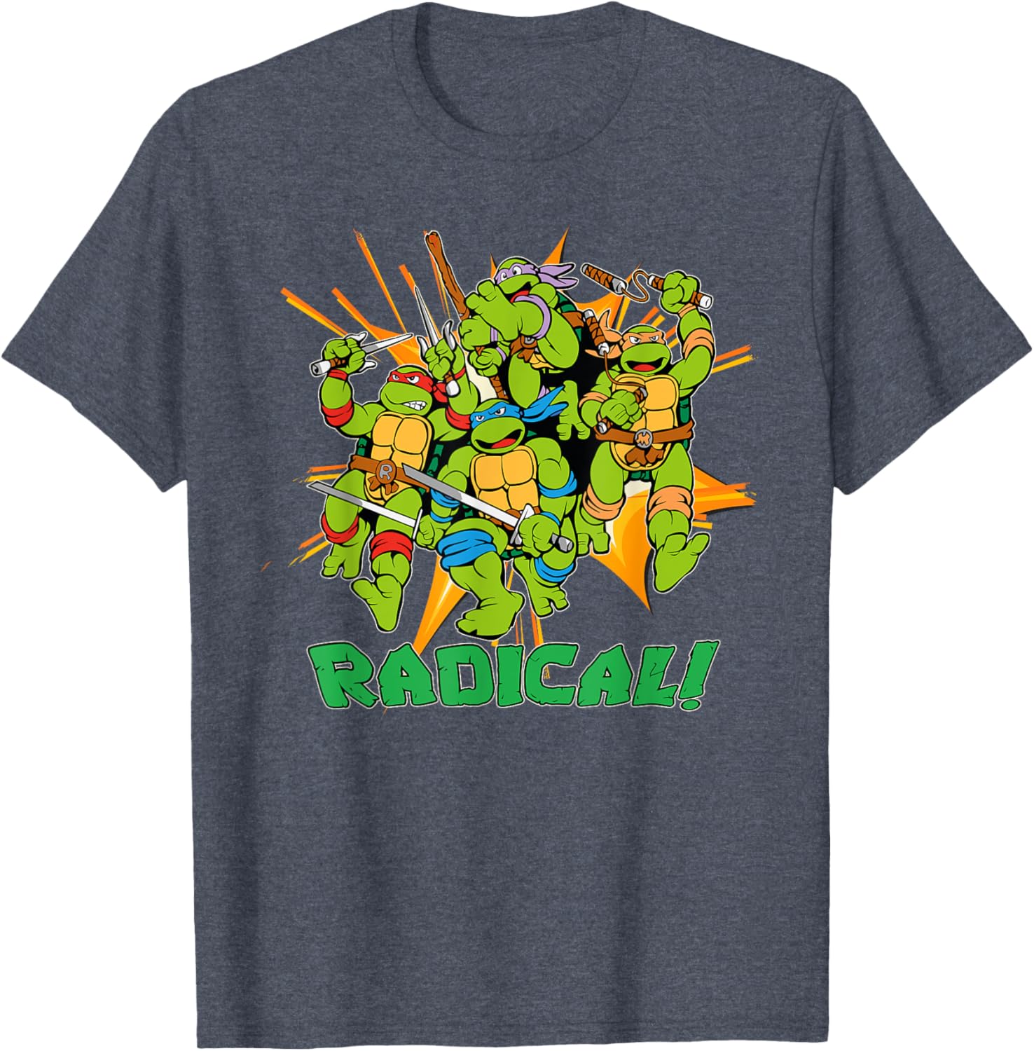 Mademark Teenage Mutant Ninja Turtles Radical T-Shirt for Fans - 1