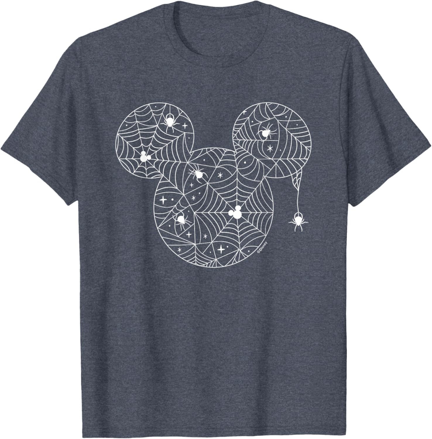 Halloween Mickey Spider Web Ears T-Shirt for Festive Fun - 1