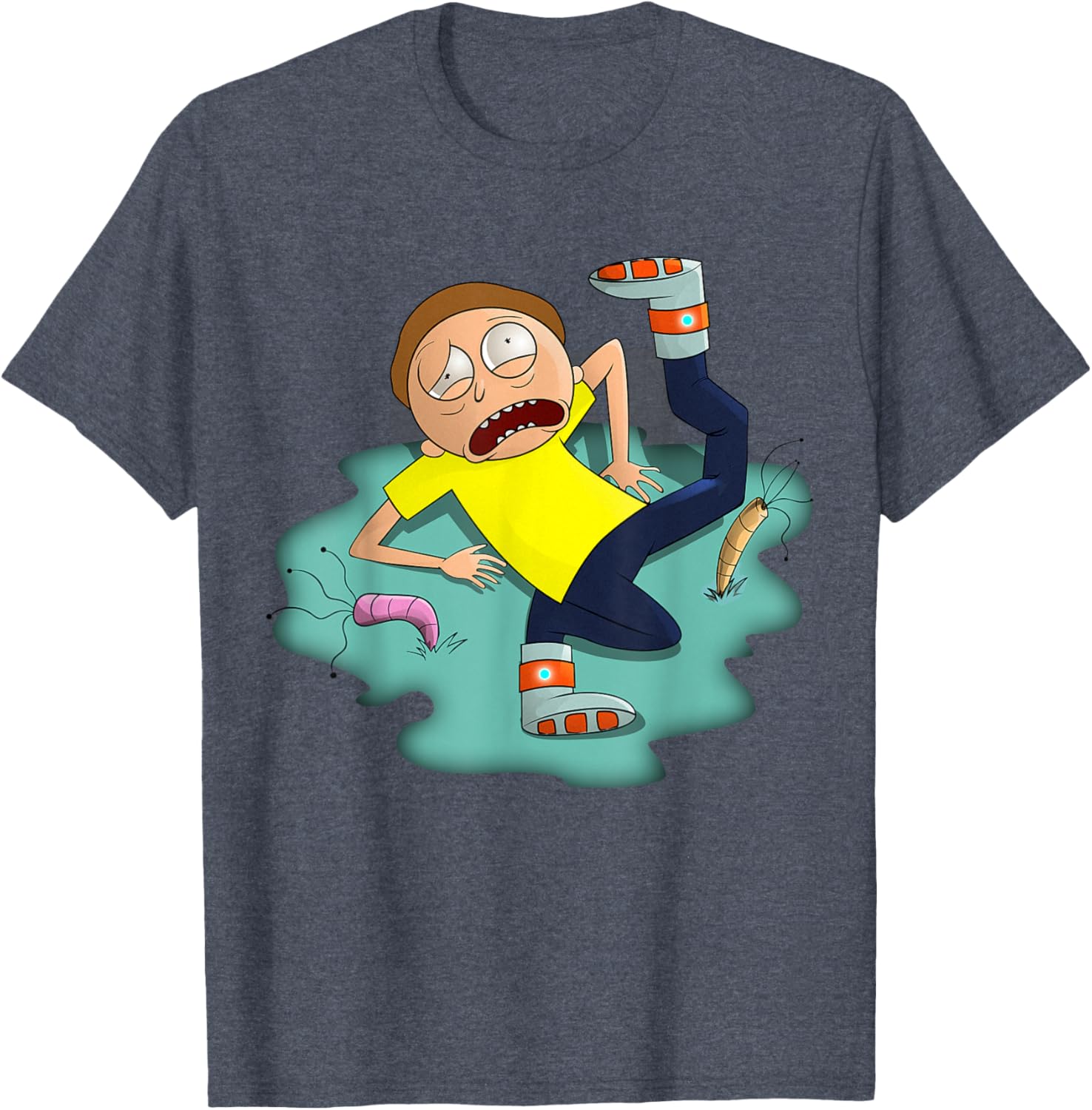 Rick and Morty Grappling Shoes T-Shirt for Fun and Style Enthusiasts - 4