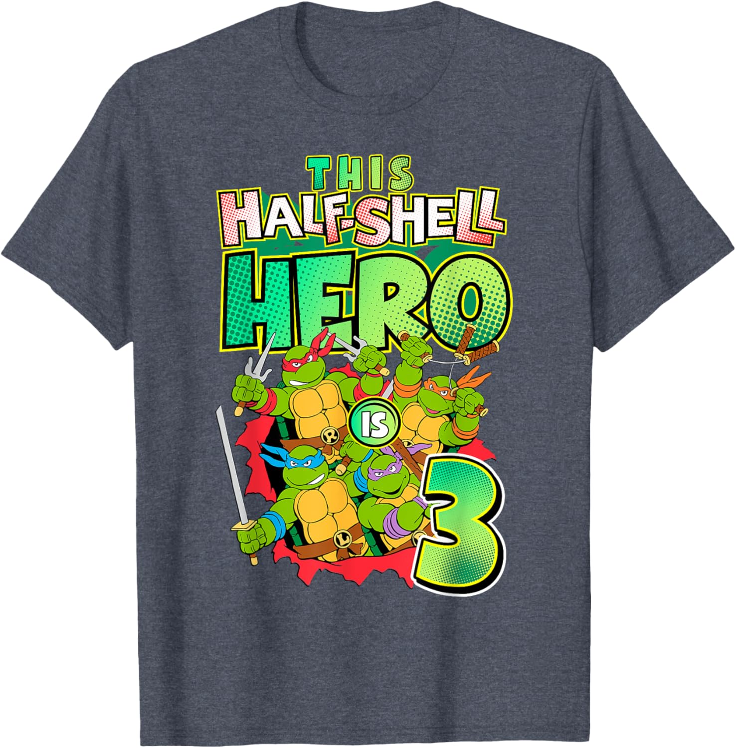 Mademark Teenage Mutant Ninja Turtles This Half Shell Hero T-Shirt - 15