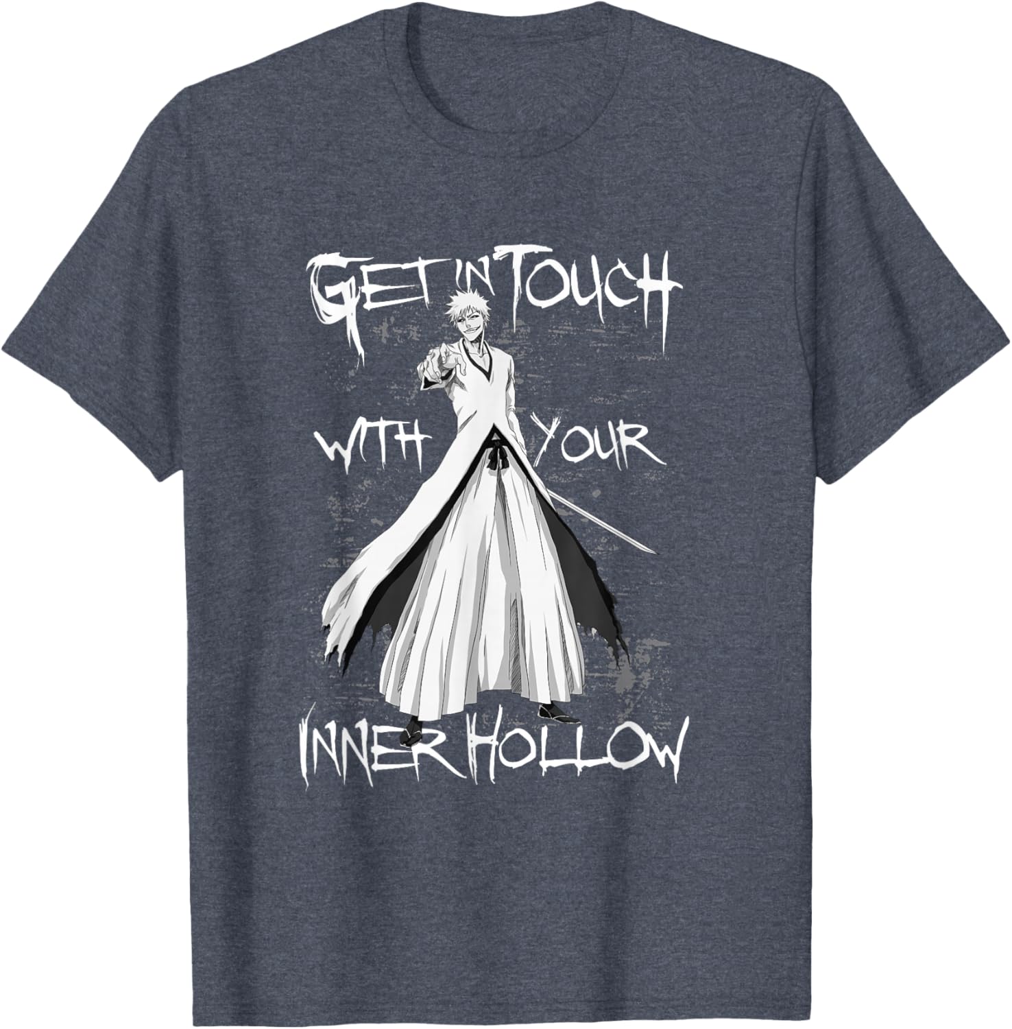 Bleach Anime T-Shirt Get In Touch With Your Inner Hollow Stylish Tee - 9