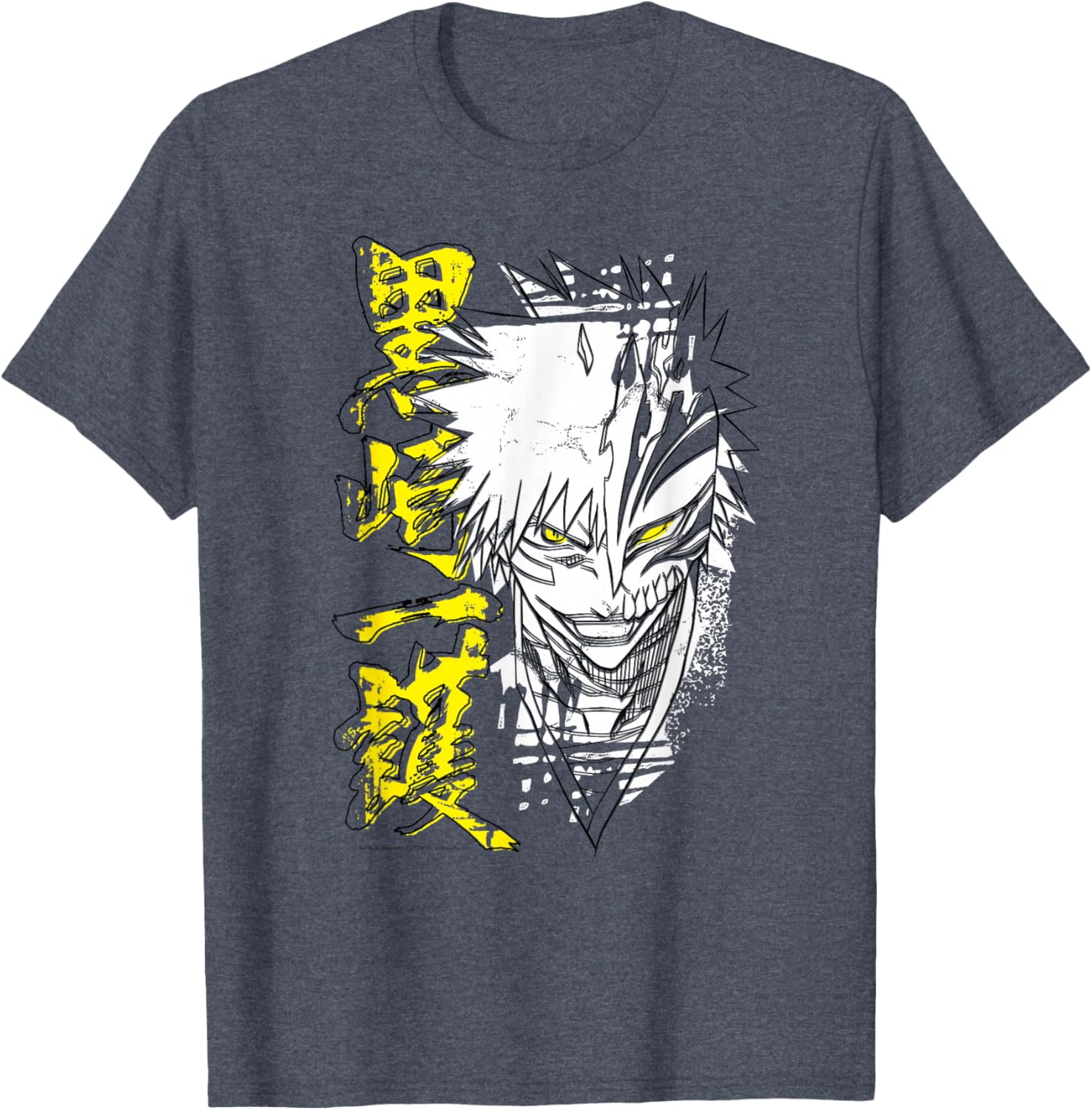 Bleach Ichigo Hollow Outline Sketch Anime T-Shirt for Fans and Collectors - 6