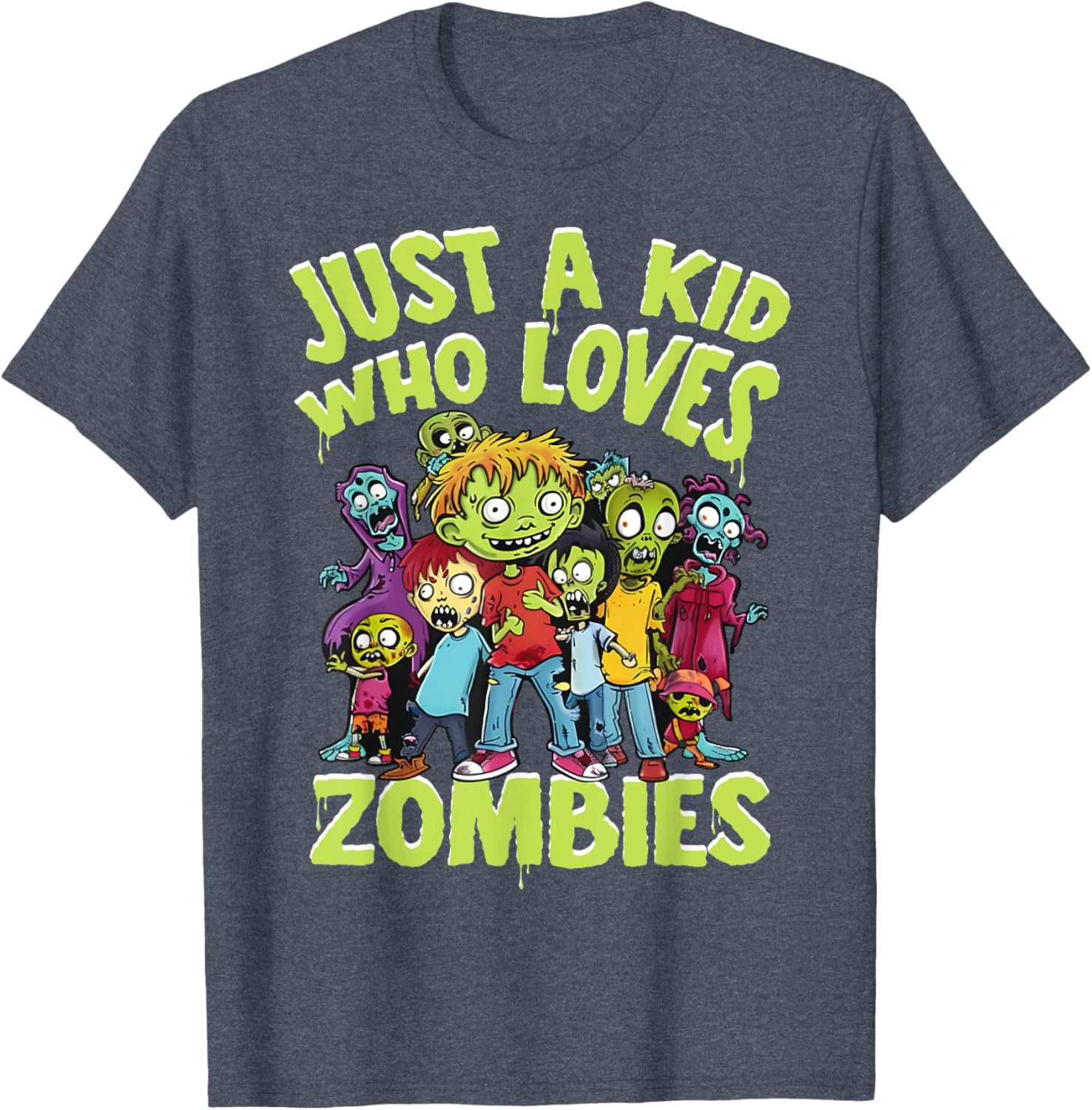 Funny Zombie Love Kids T-Shirt Perfect for Halloween Fun - 10