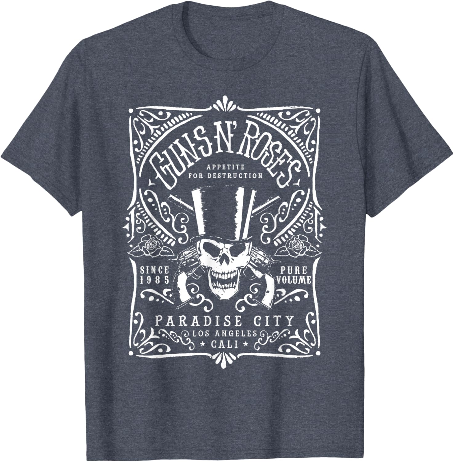 Guns N' Roses Paradise City Label T-Shirt for Rock Music Fans - 5